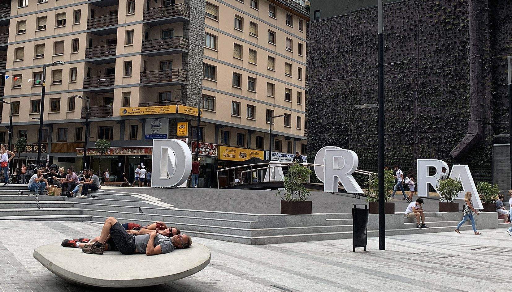 L'espai on hauria d'edificar-se la nova seu d'Andorra Telecom.