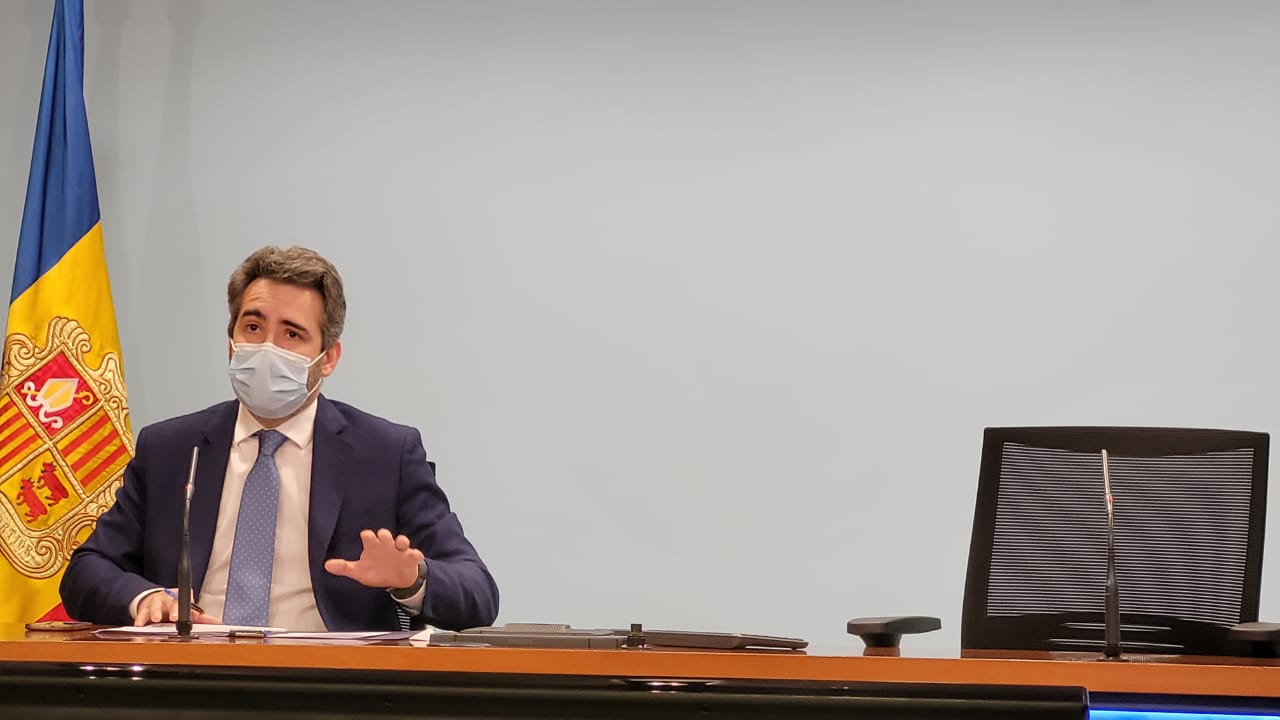 Eric Jover durant la roda de premsa.