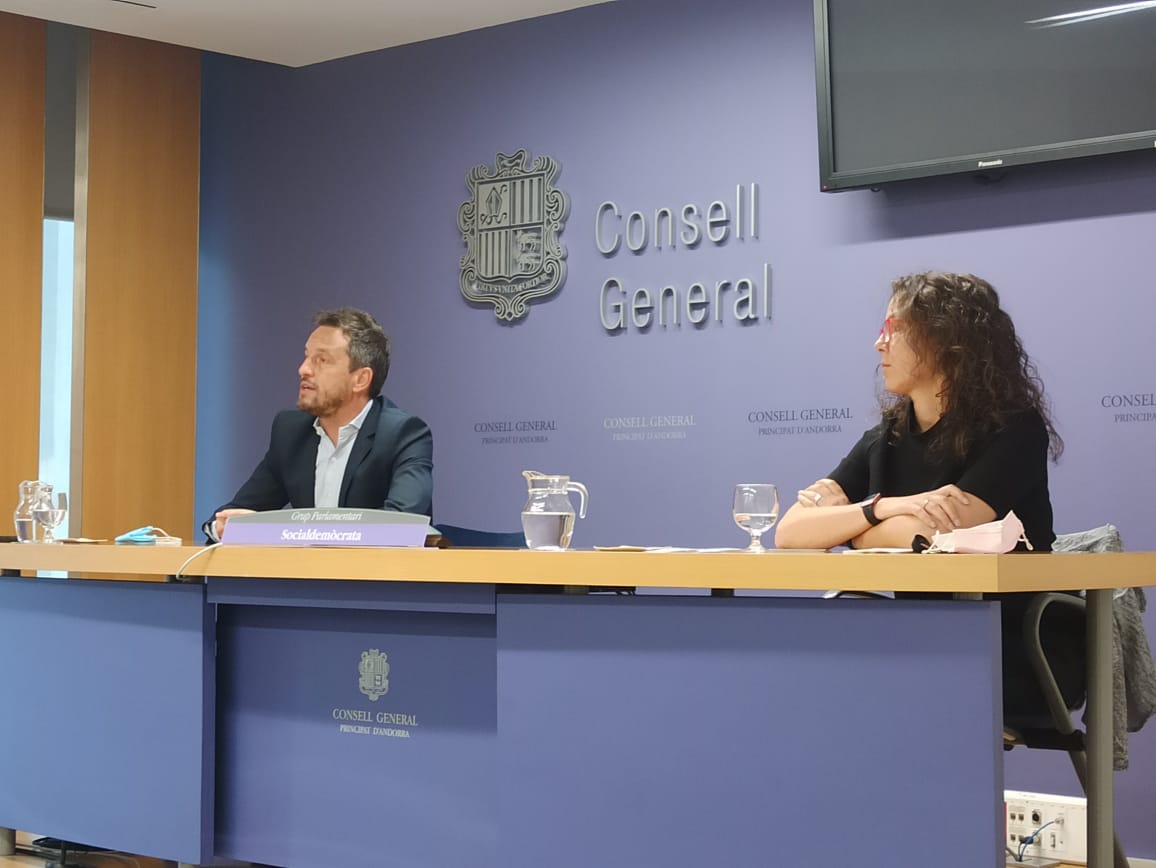 López i Salazar, durant la roda de premsa.