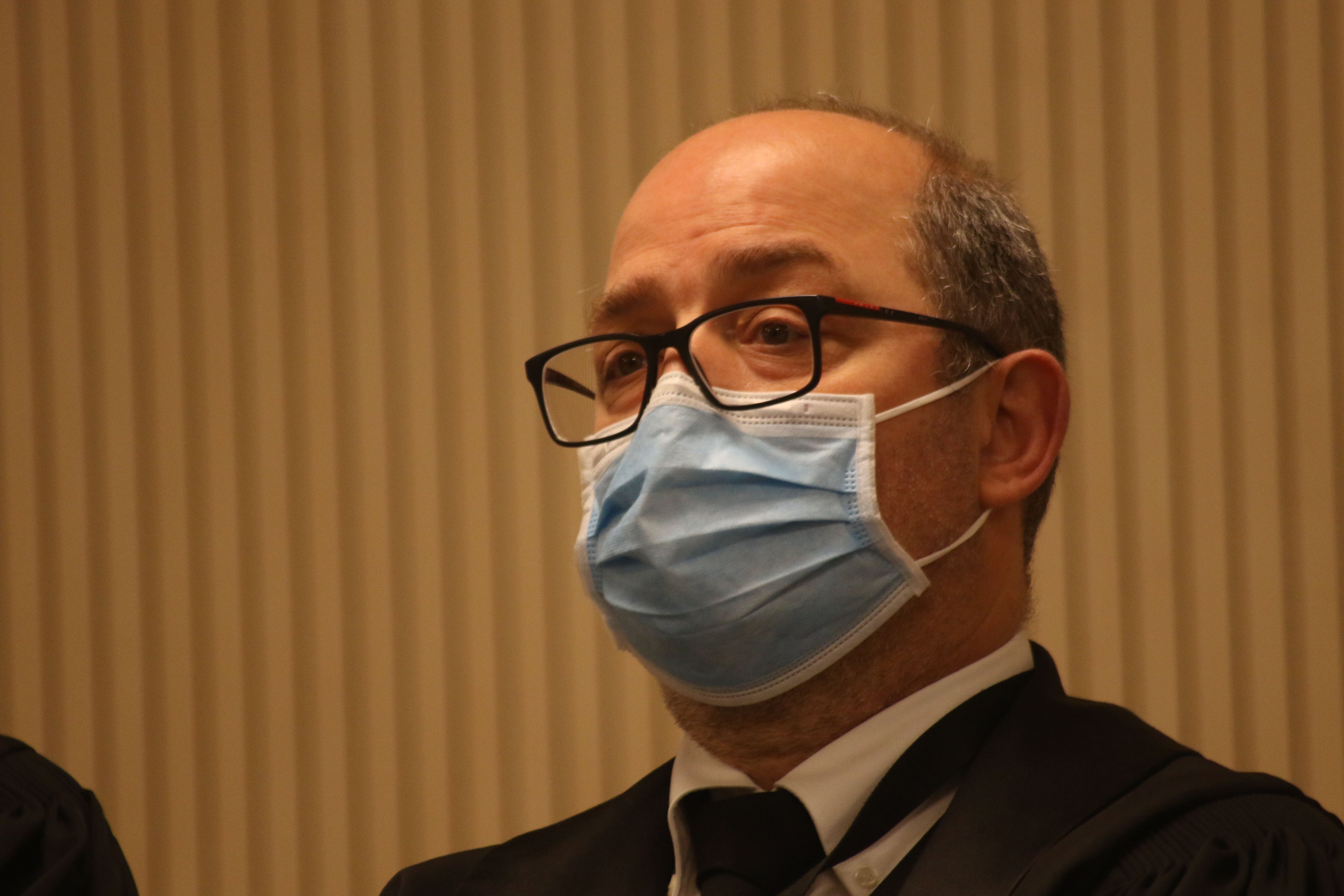 El fiscal general, Alfons Alberca, en un acte.