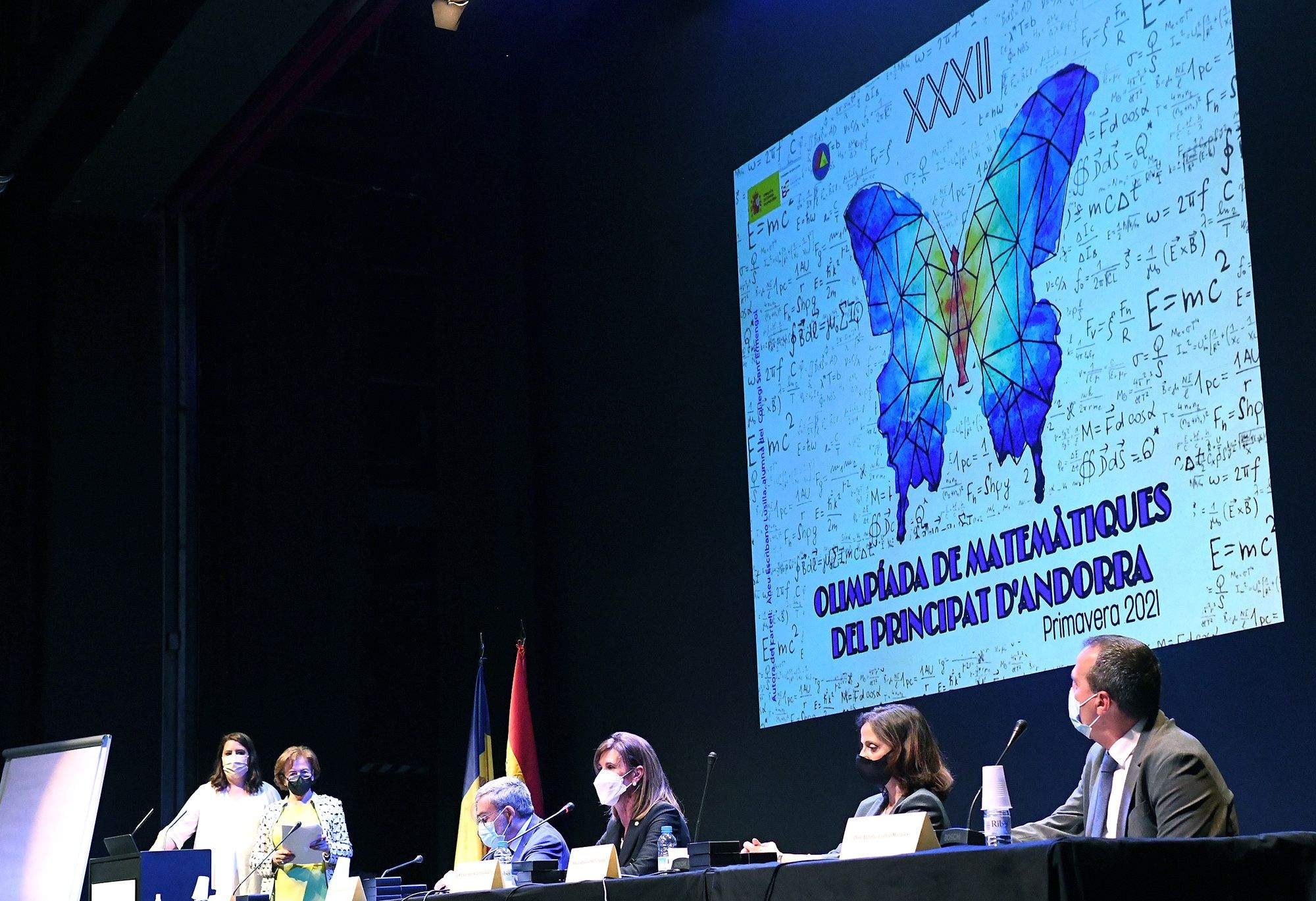 Acte d'entrega de premis de l'Olimpíada Matemàtica.