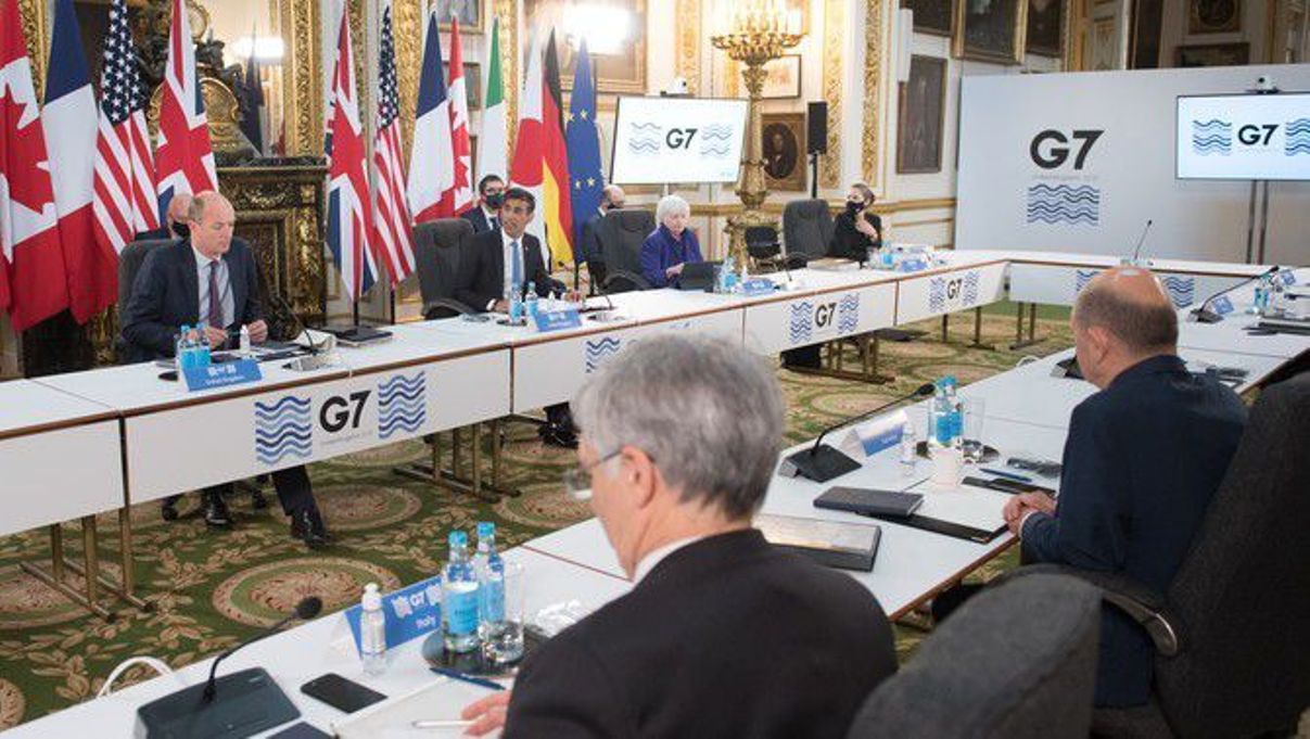 Reunió del G7 aquest dissabte.
