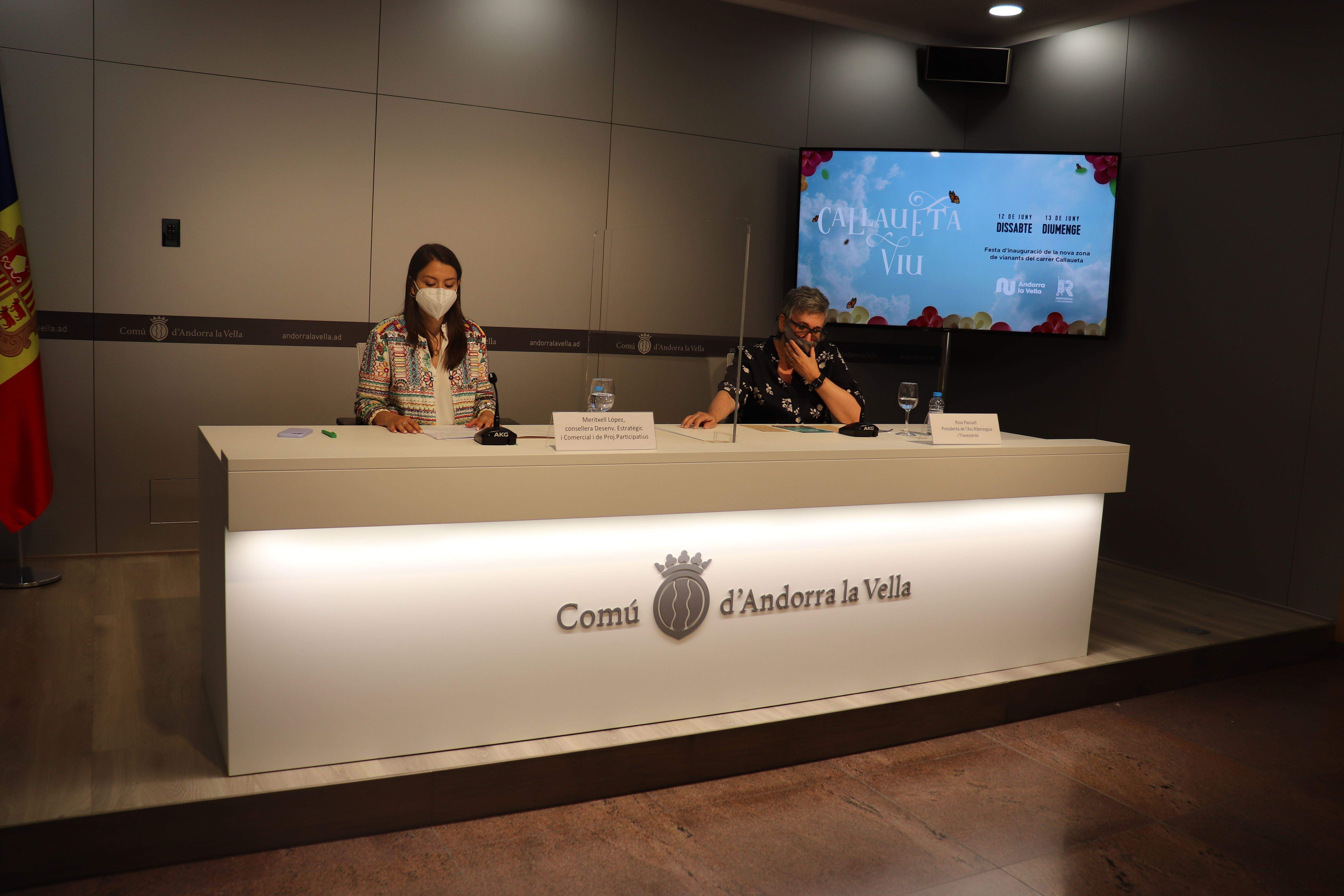 Presentació de l'esdeveniment d'inauguració del carrer Callaueta.