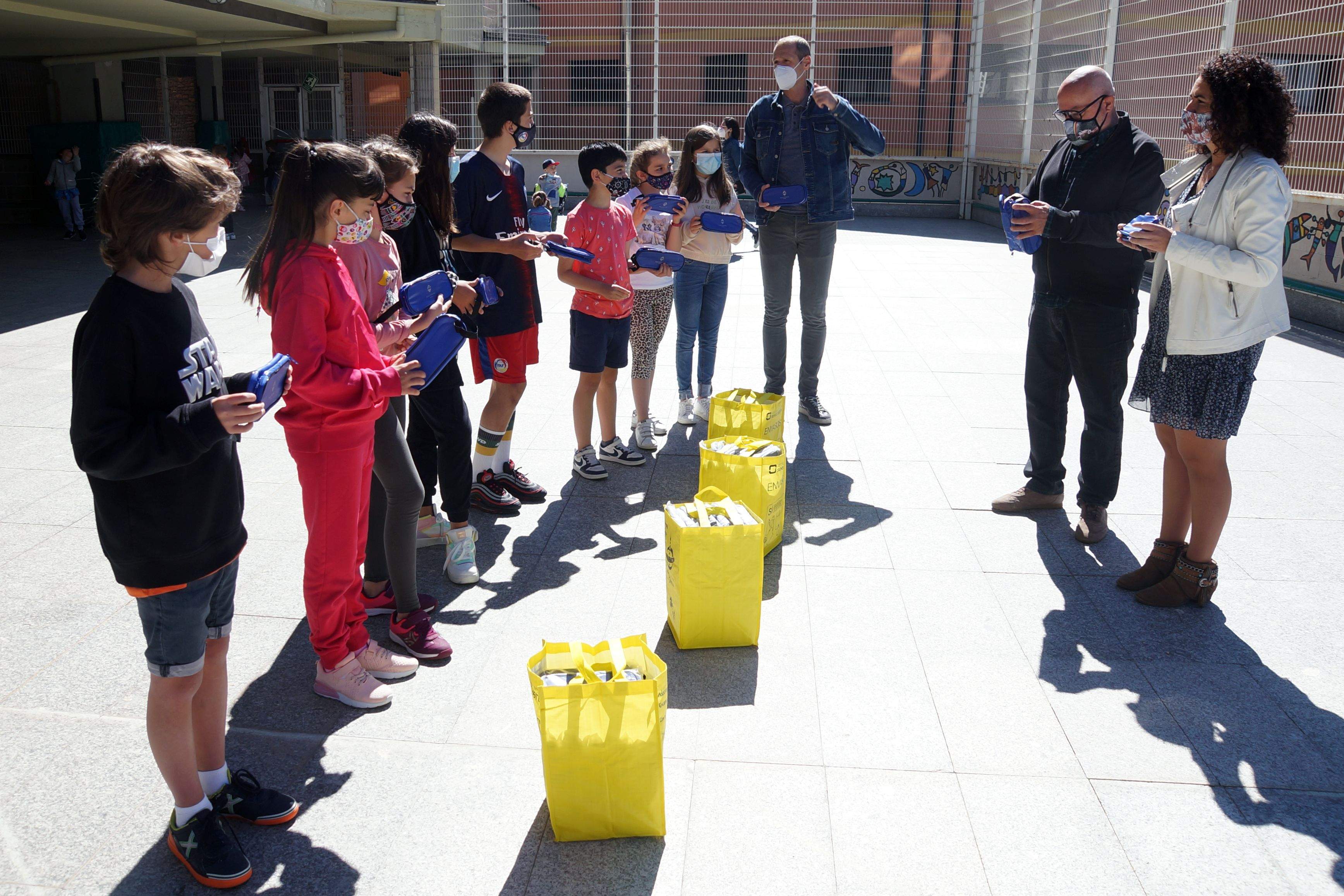 Distribució dels porta entrepans.