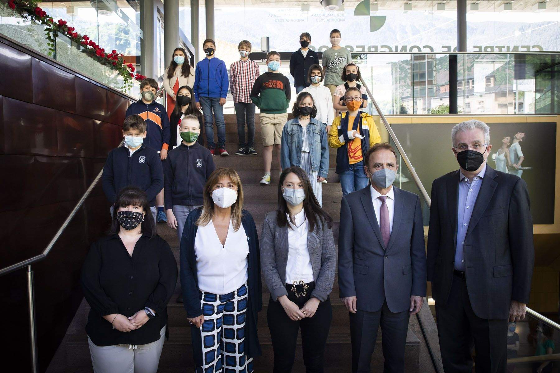 Participants al Consell d'Infants d'Andorra la Vella.