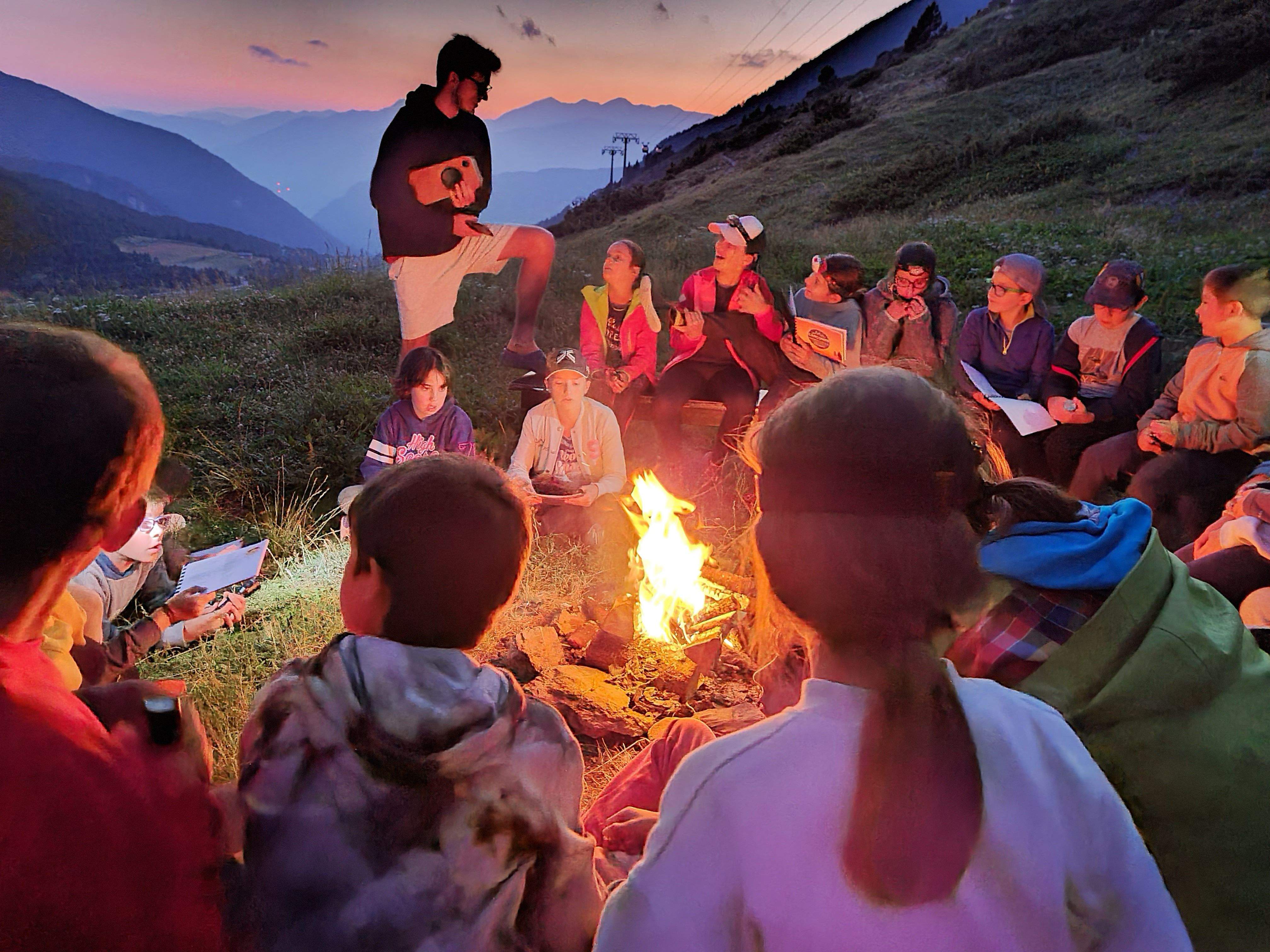 Una imatge d'anys anteriors a les Colònies als Cortals d'Encamp