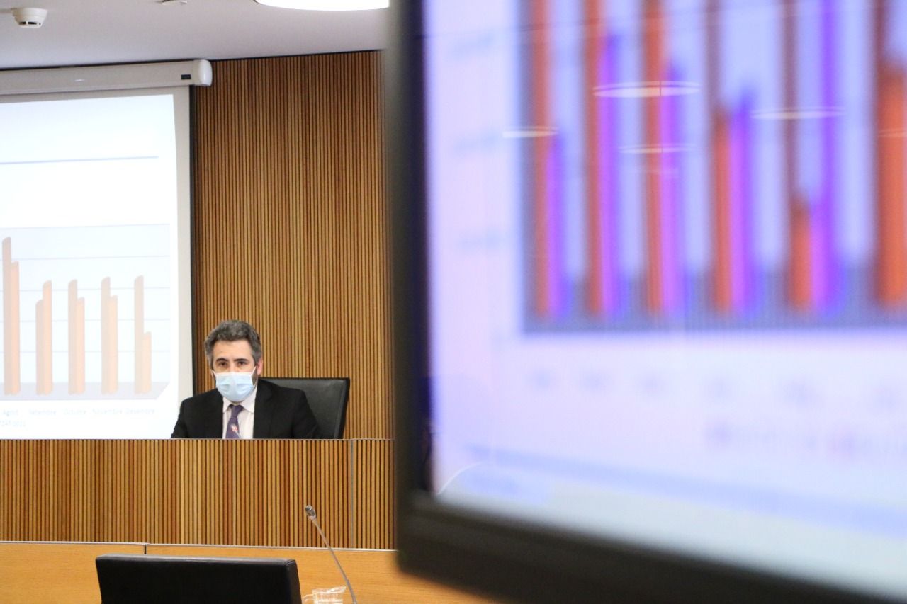 Jover ha comparegut davant la comissió de Finances del Consell General.