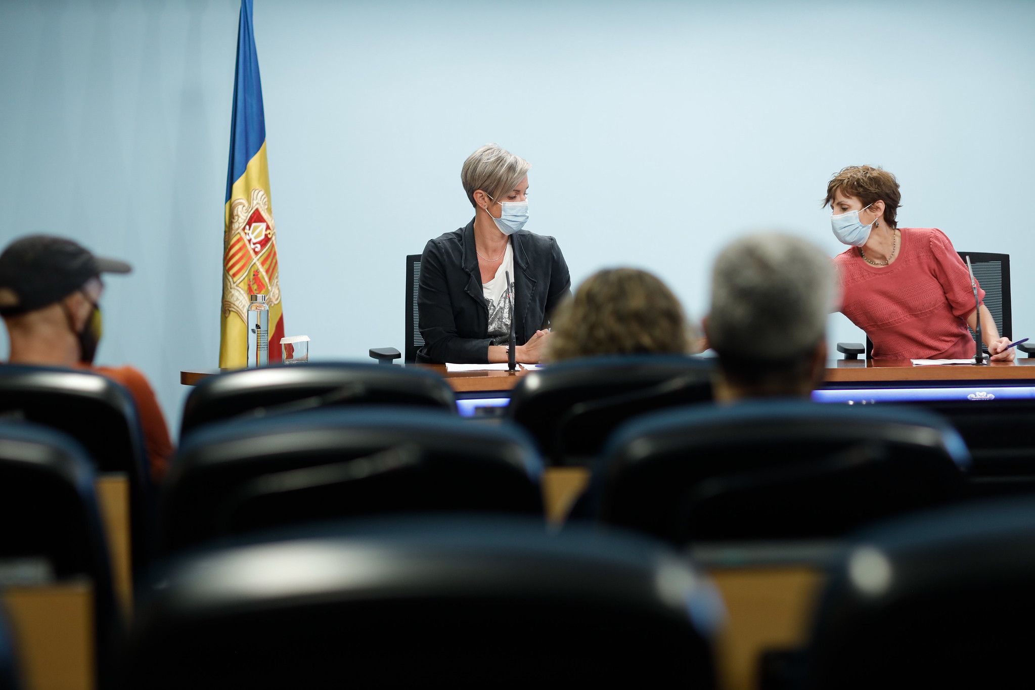 Cristina Pérez, coordinadora del Punt d'atenció al donant i Cristina Vilanova, del ministeri de Salut. Cristina Pérez, coordinadora del Punt d'atenció al donant i Cristina Vilanova, del ministeri de Salut.