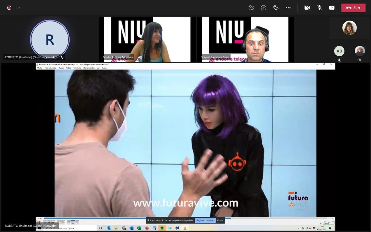 Una imatge de la presentació.