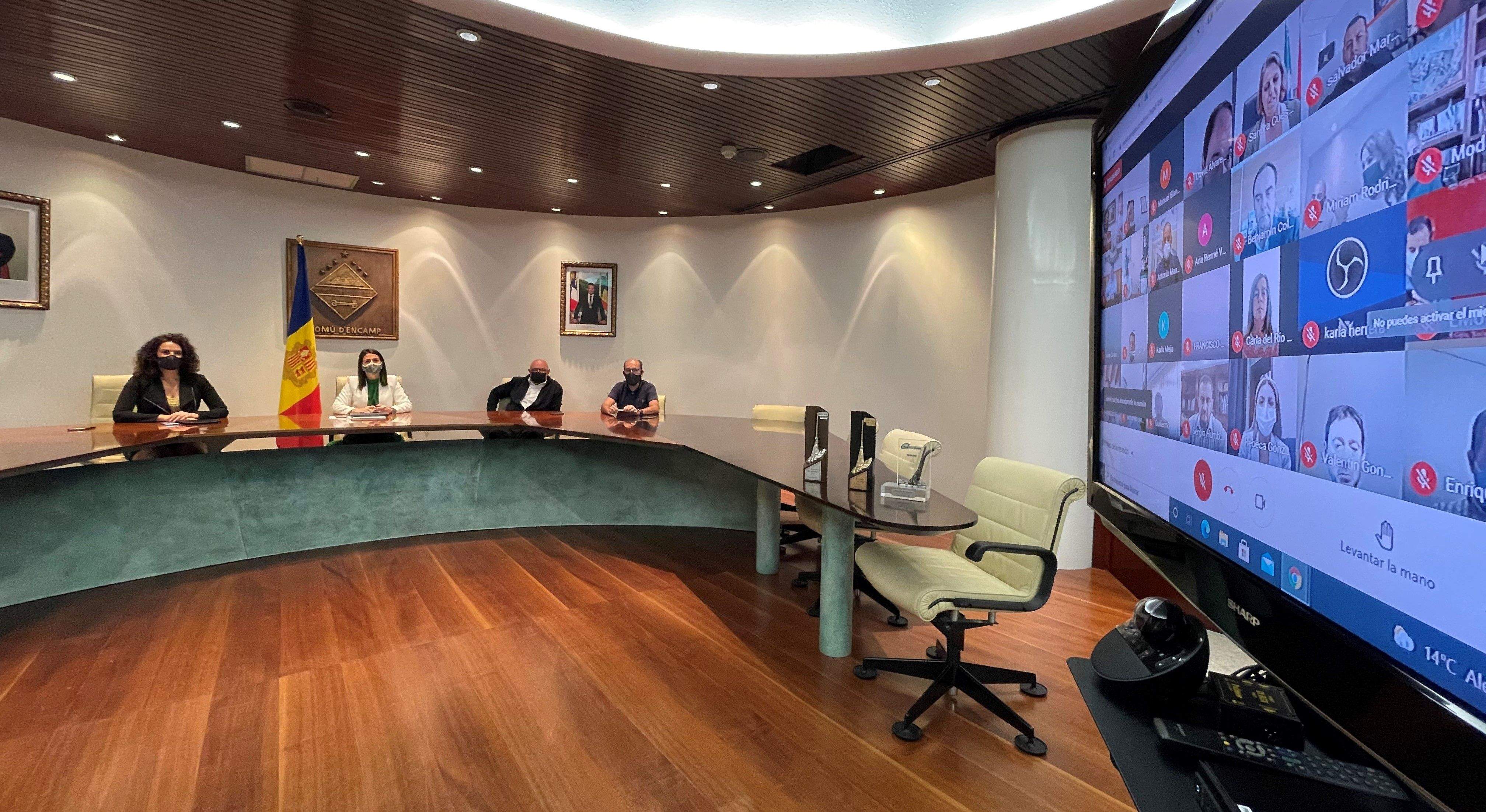 El lliurament del premi s'ha fet de manera telemàtica.