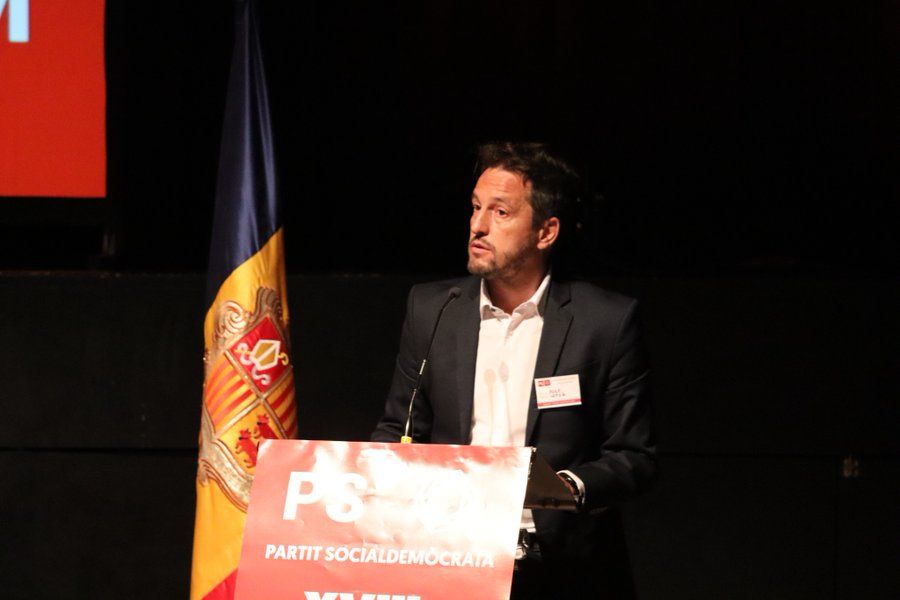 Pere López, al congrés del PS.