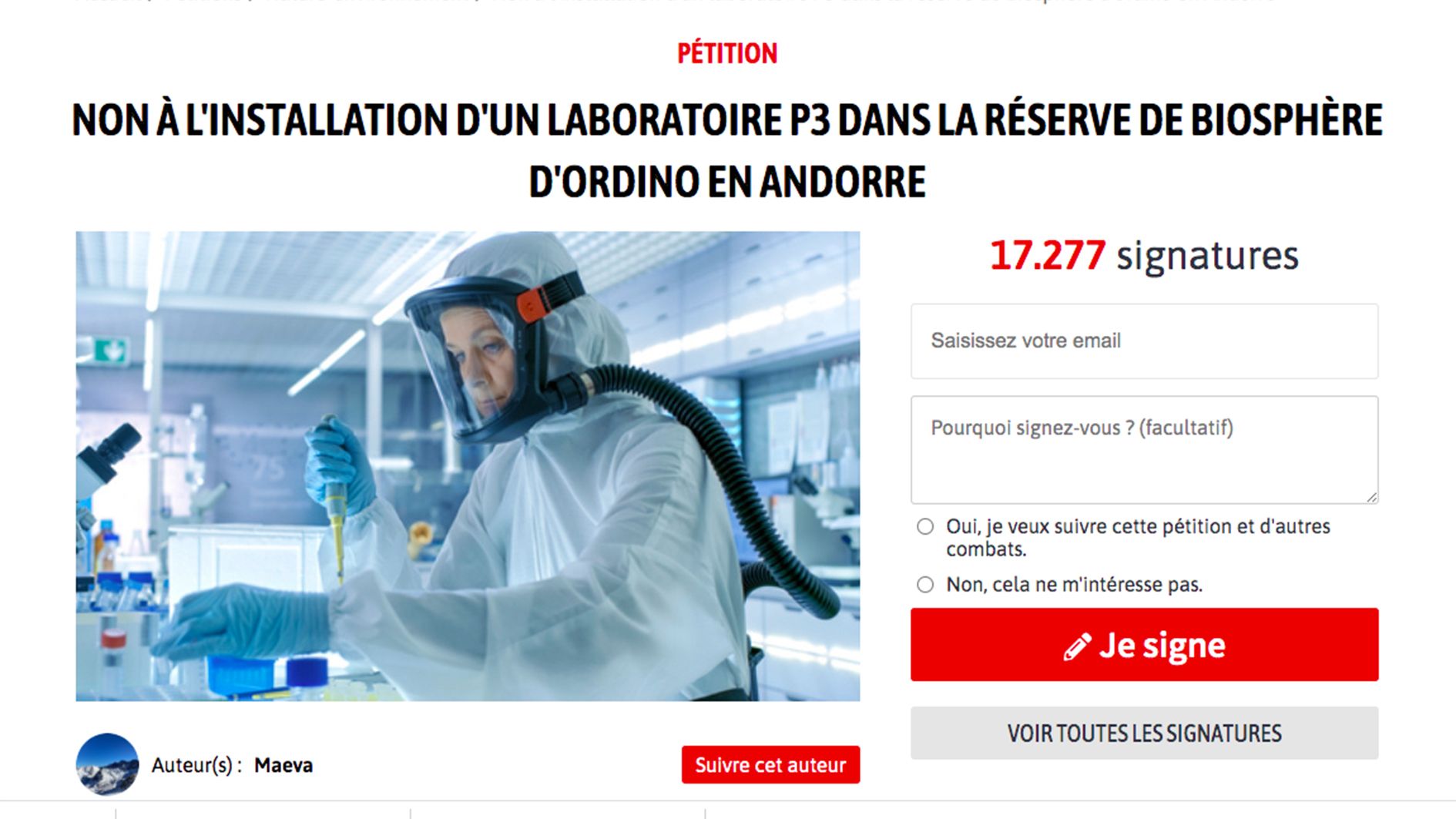 Una captura de pantalla de la campanya.