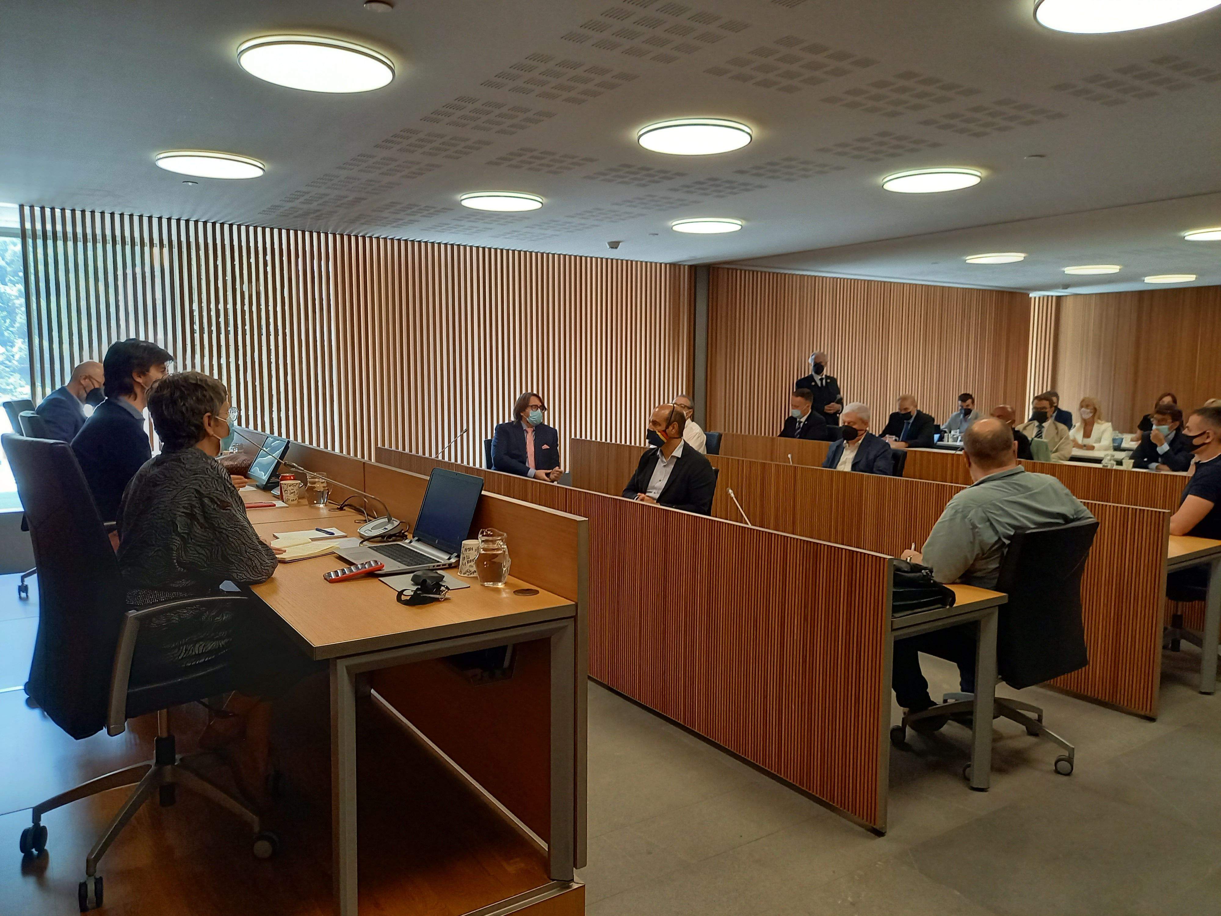 Un instant de la comissió.