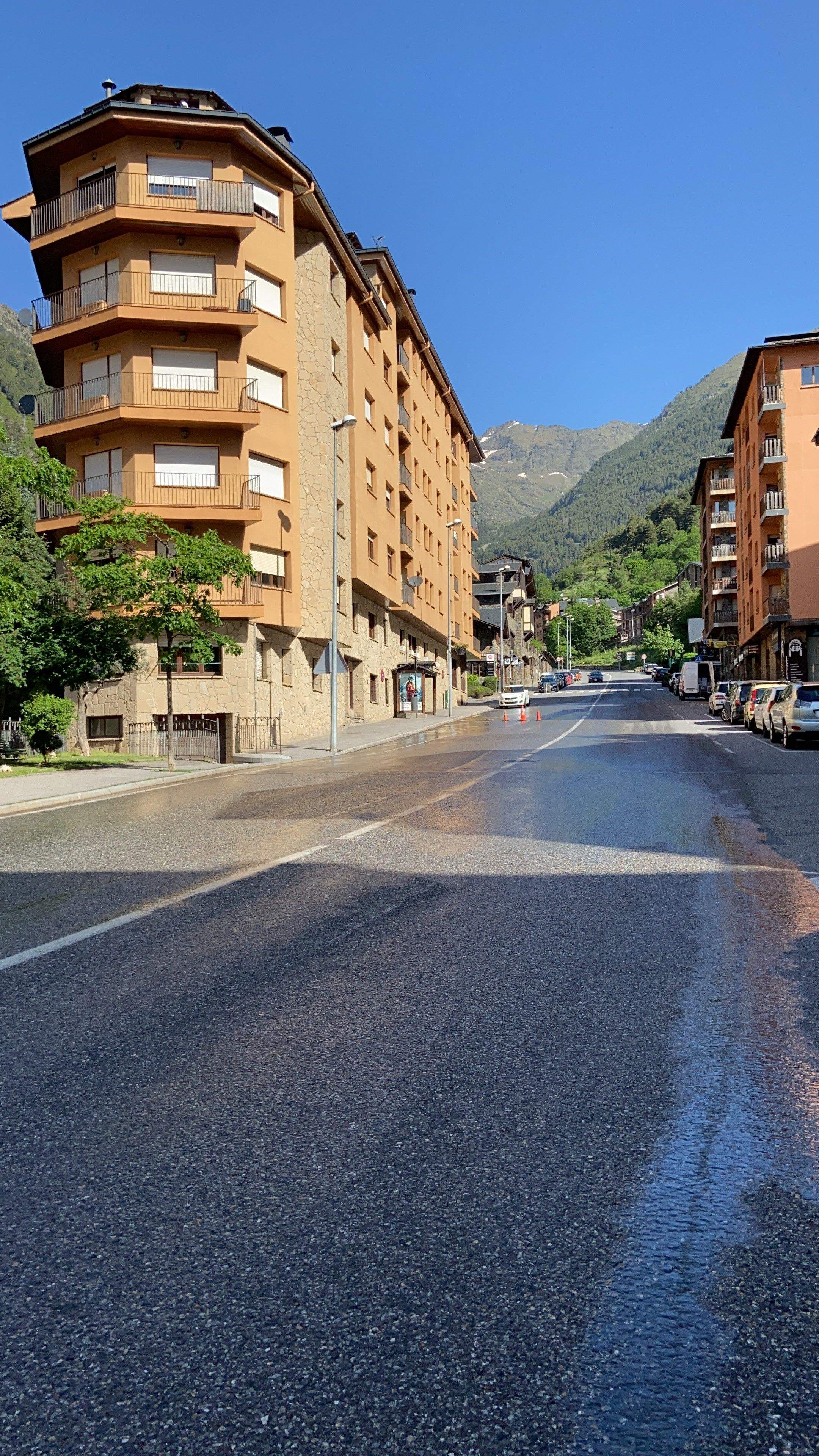 La zona d'Arinsal on s'ha detectat l'avaria.