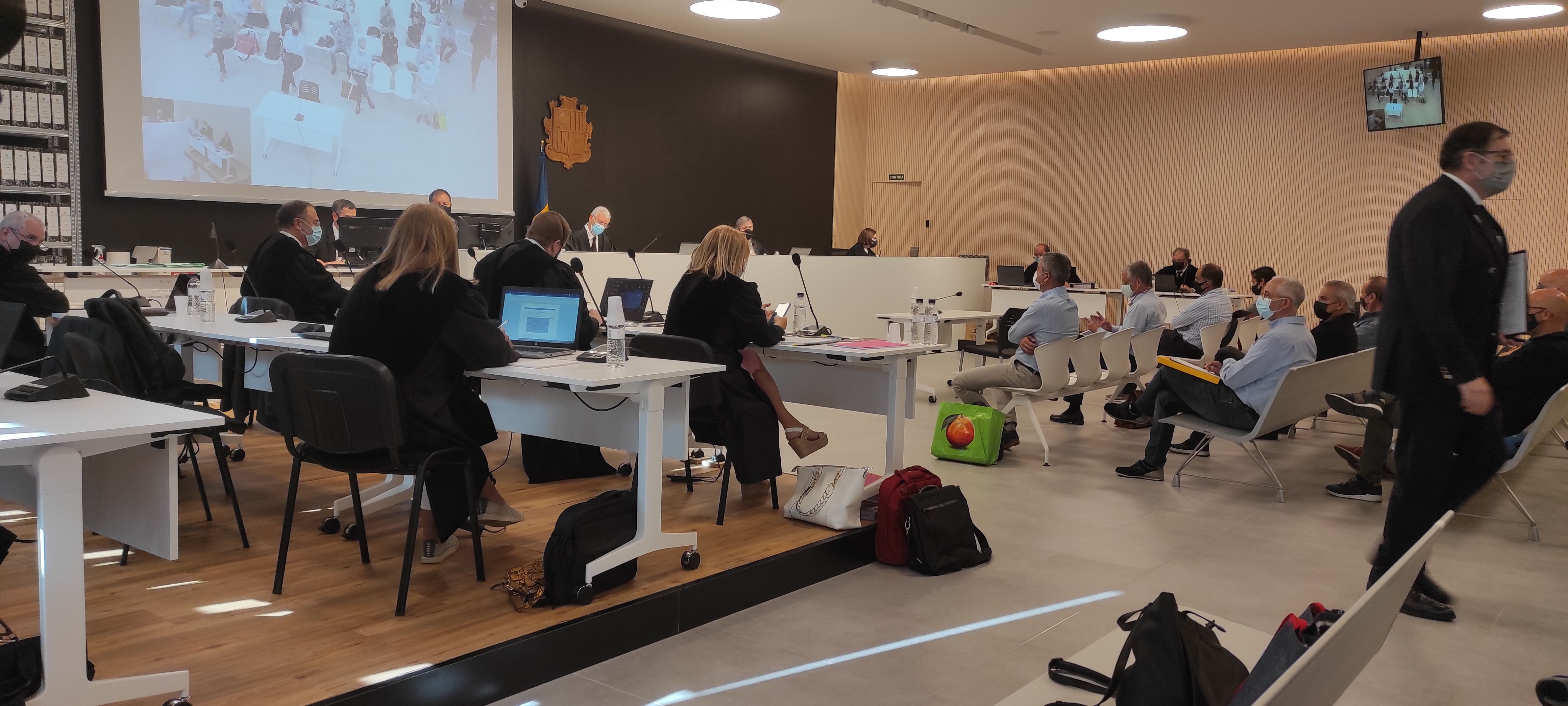 Vista d'una de les primeres sessions del judici.