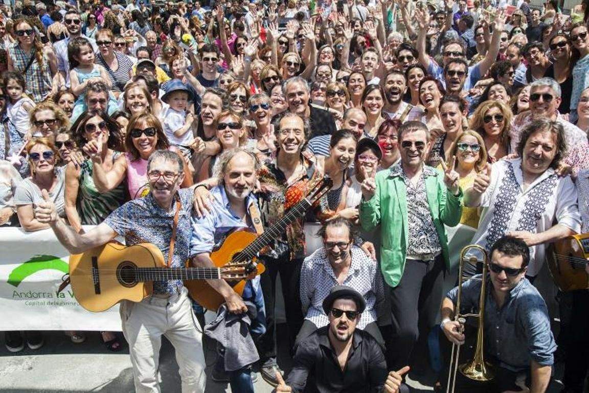 Los Manolos en una anterior Festa del Poble.