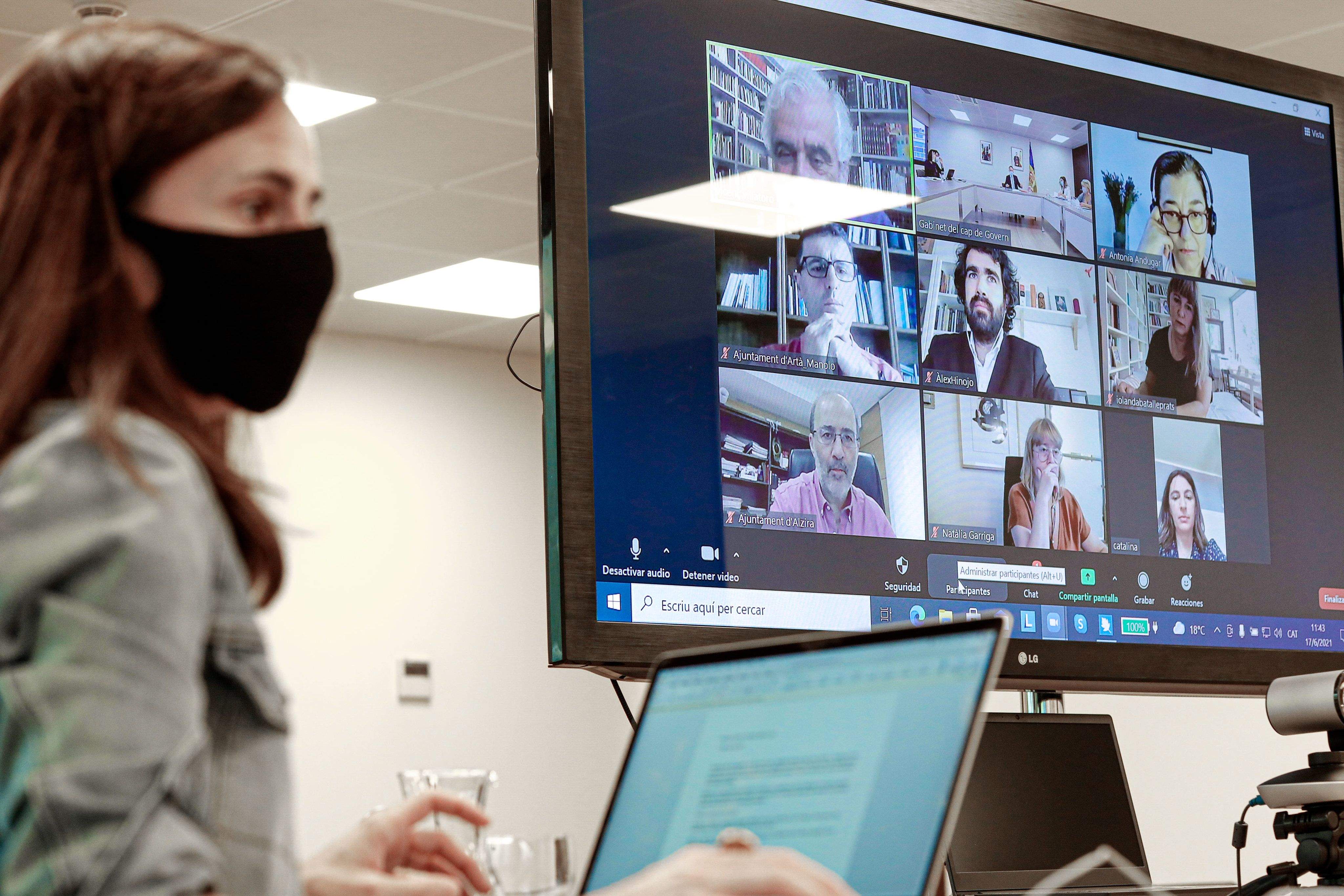 La reunió de la Fundació s'ha celebrat de forma telemàtica.
