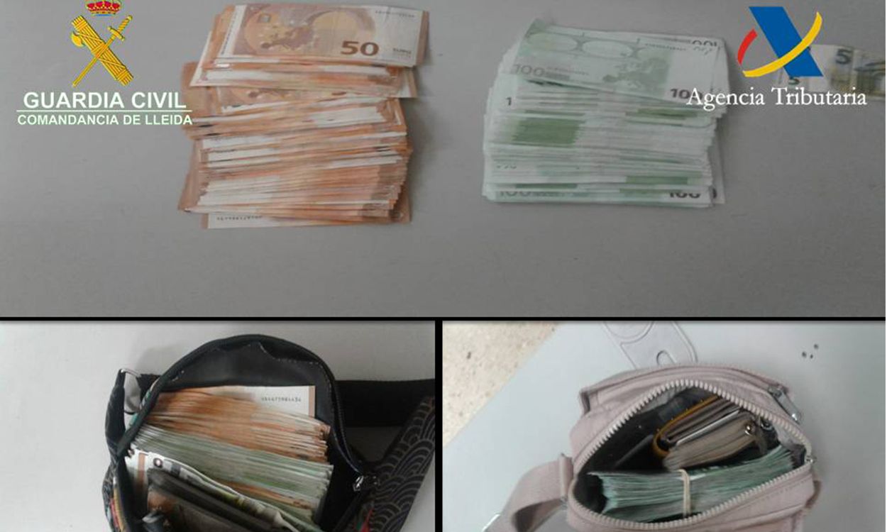 Quantitat intervinguda per la Guàrdia Civil