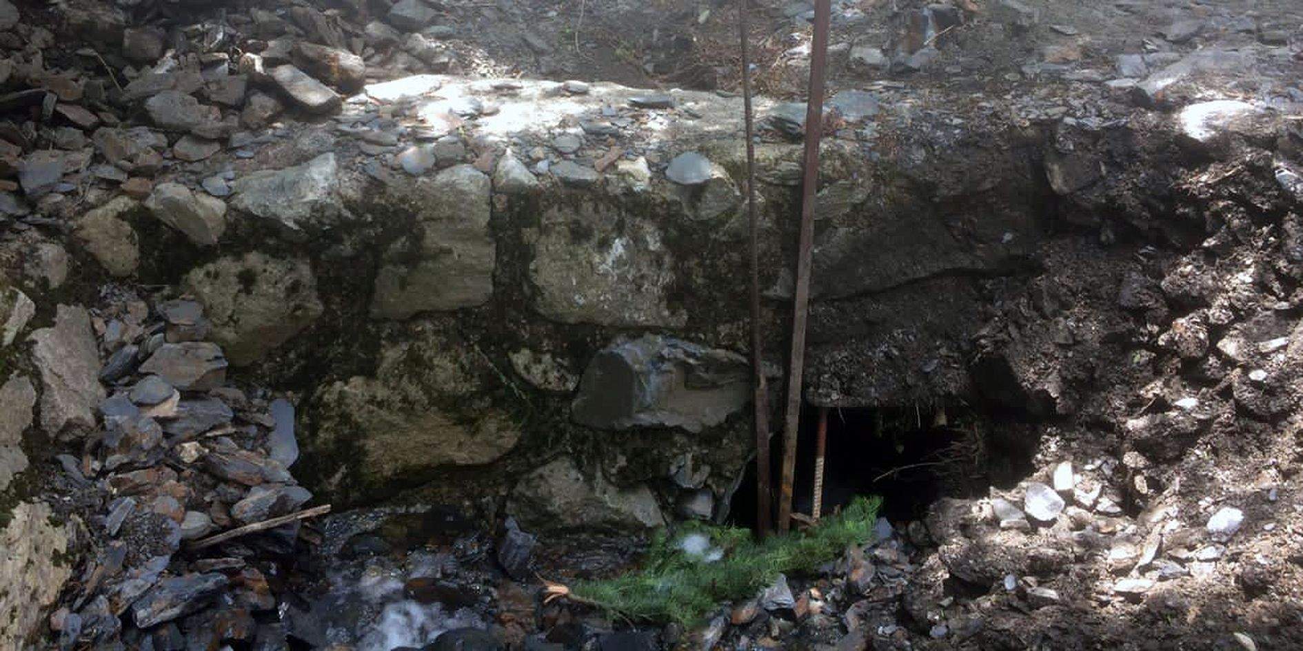 Imatge d'una de les canalitzacions a la zona.