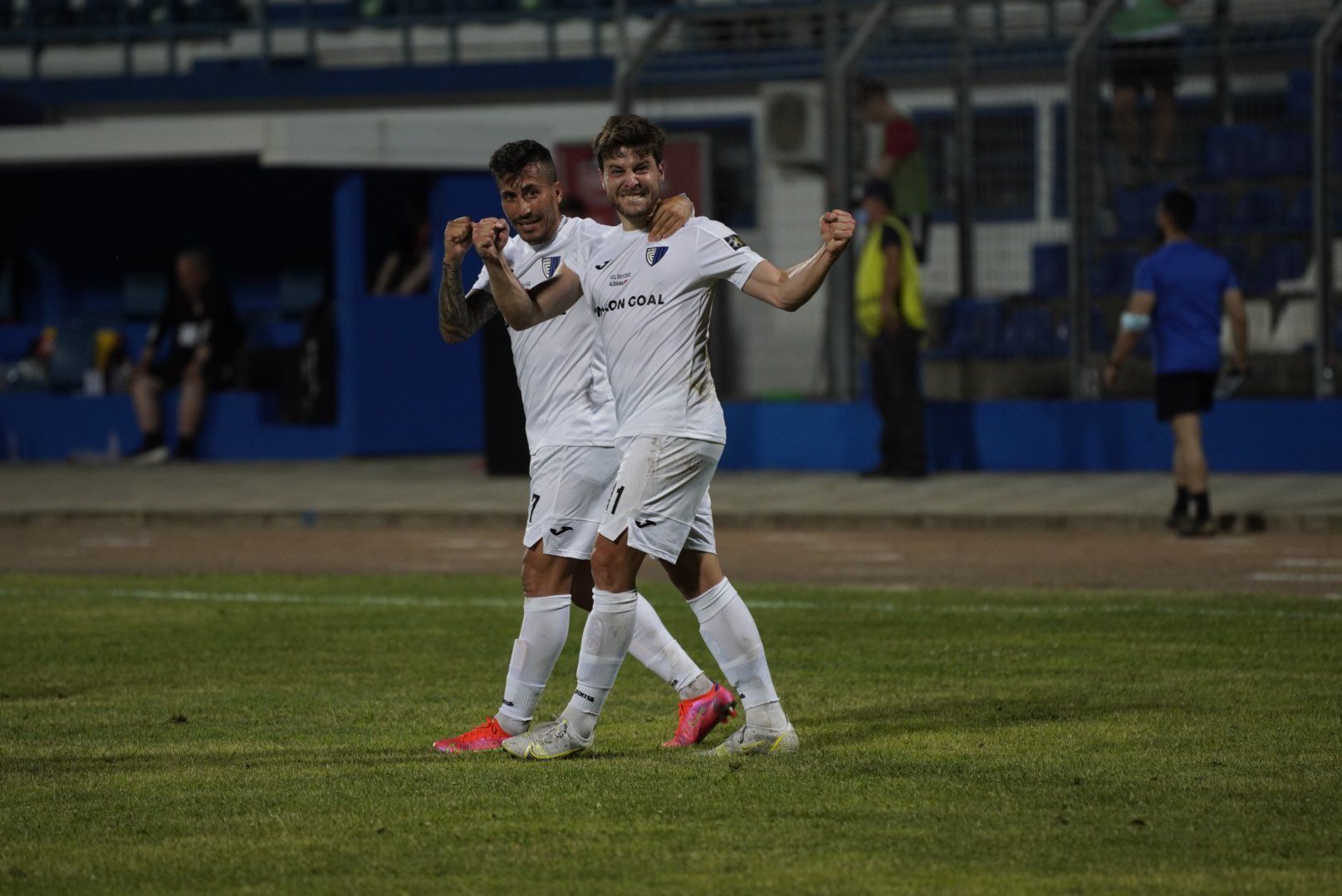 Betriu celebra el gol que ha donat la classificació a l'Inter.