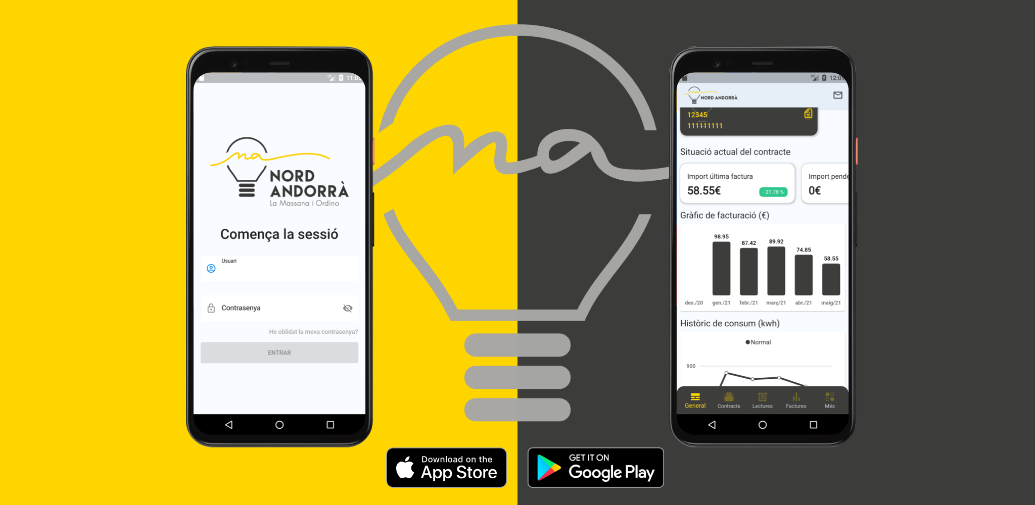 Una imatge promocional de l'aplicació.