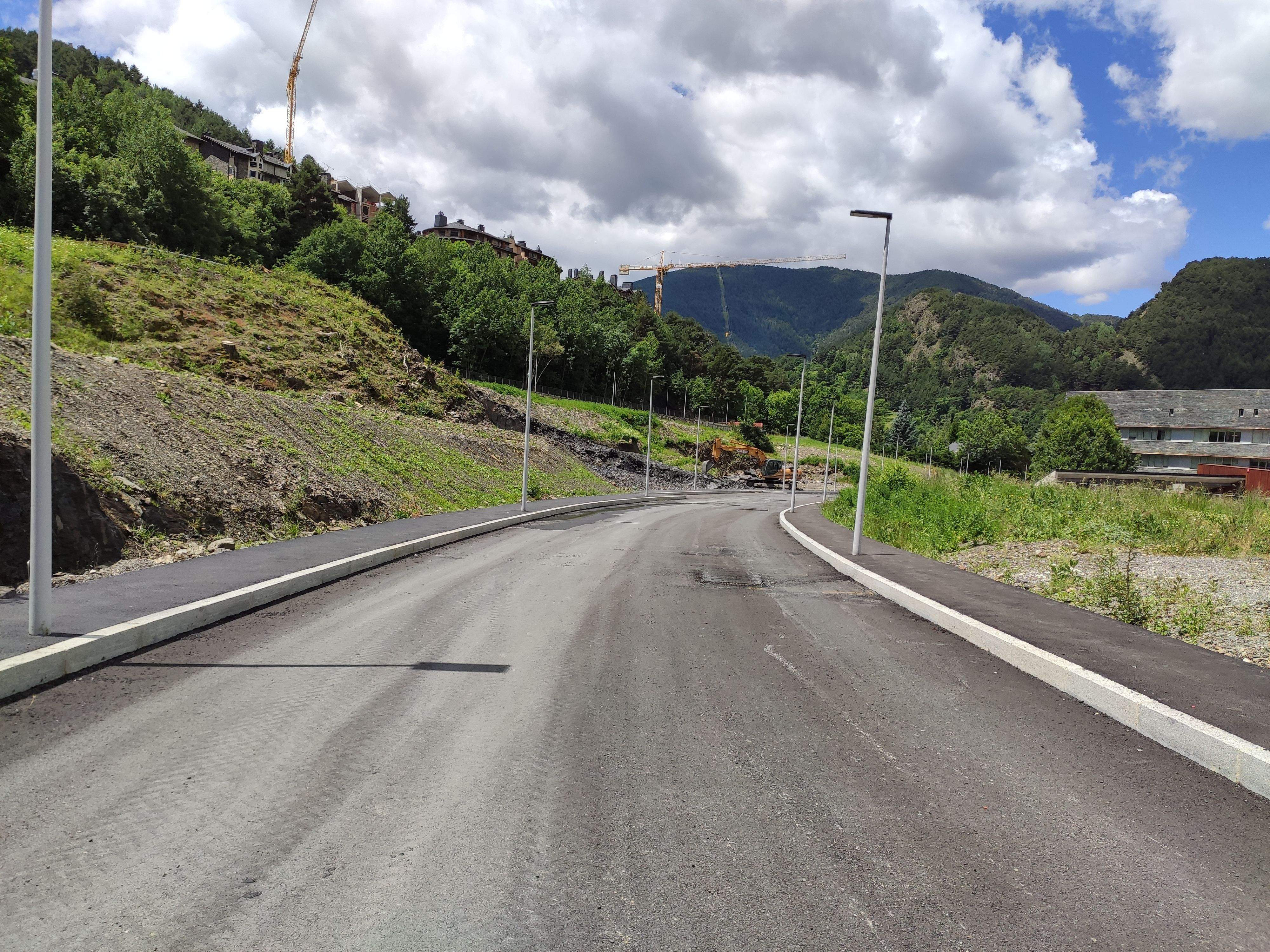 El vial anirà de la carretera del Coll d'Ordino a la Clota.