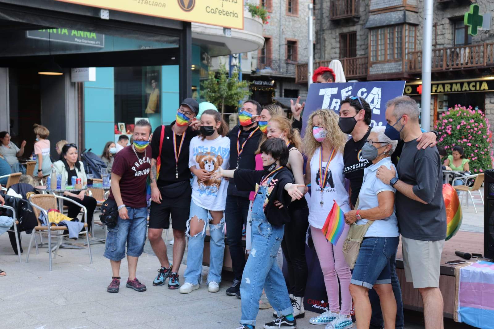 Assistents a l'acte d'aquest diumenge.