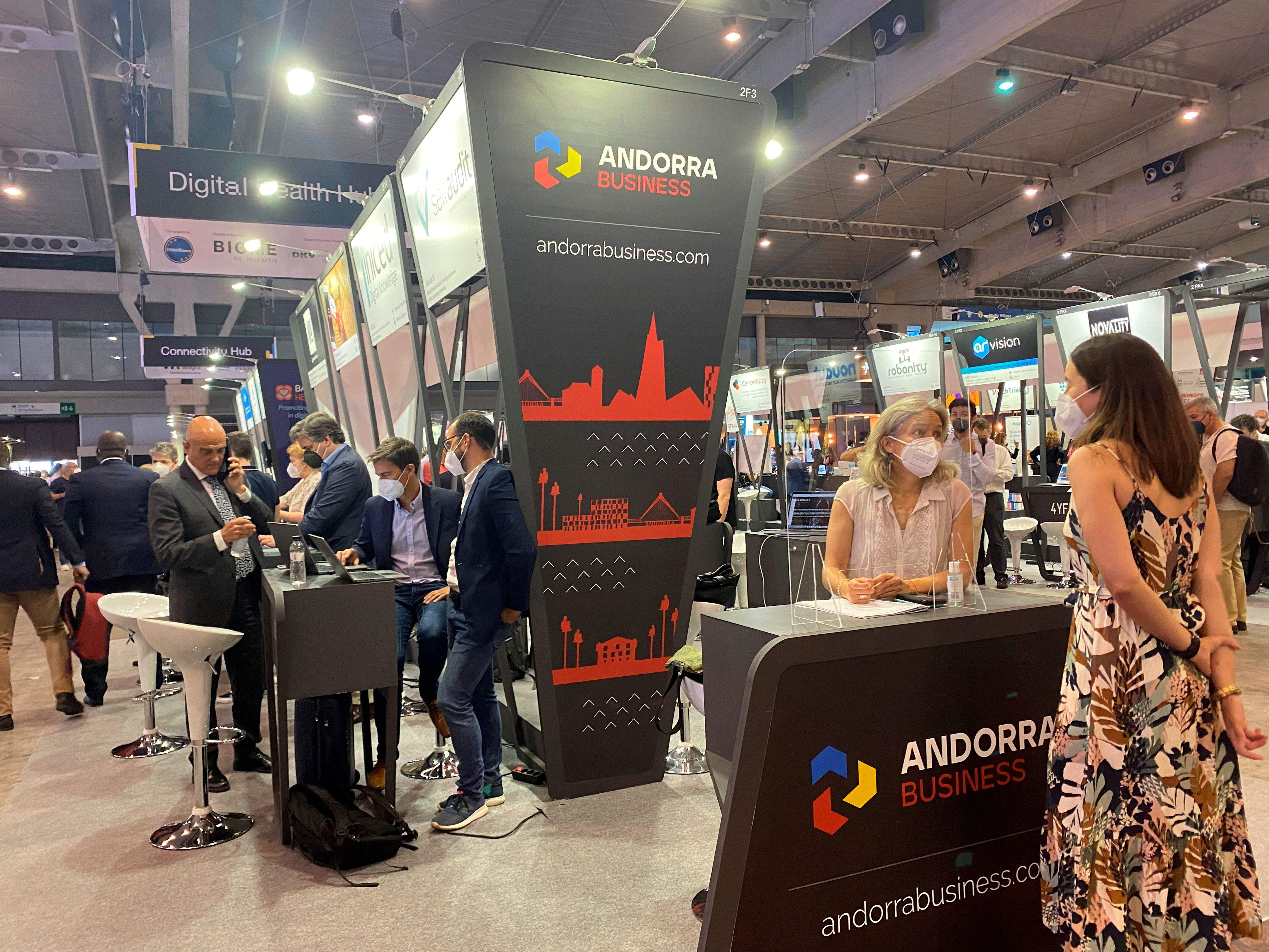 L'estand d'Andorra al Mobile World Congress