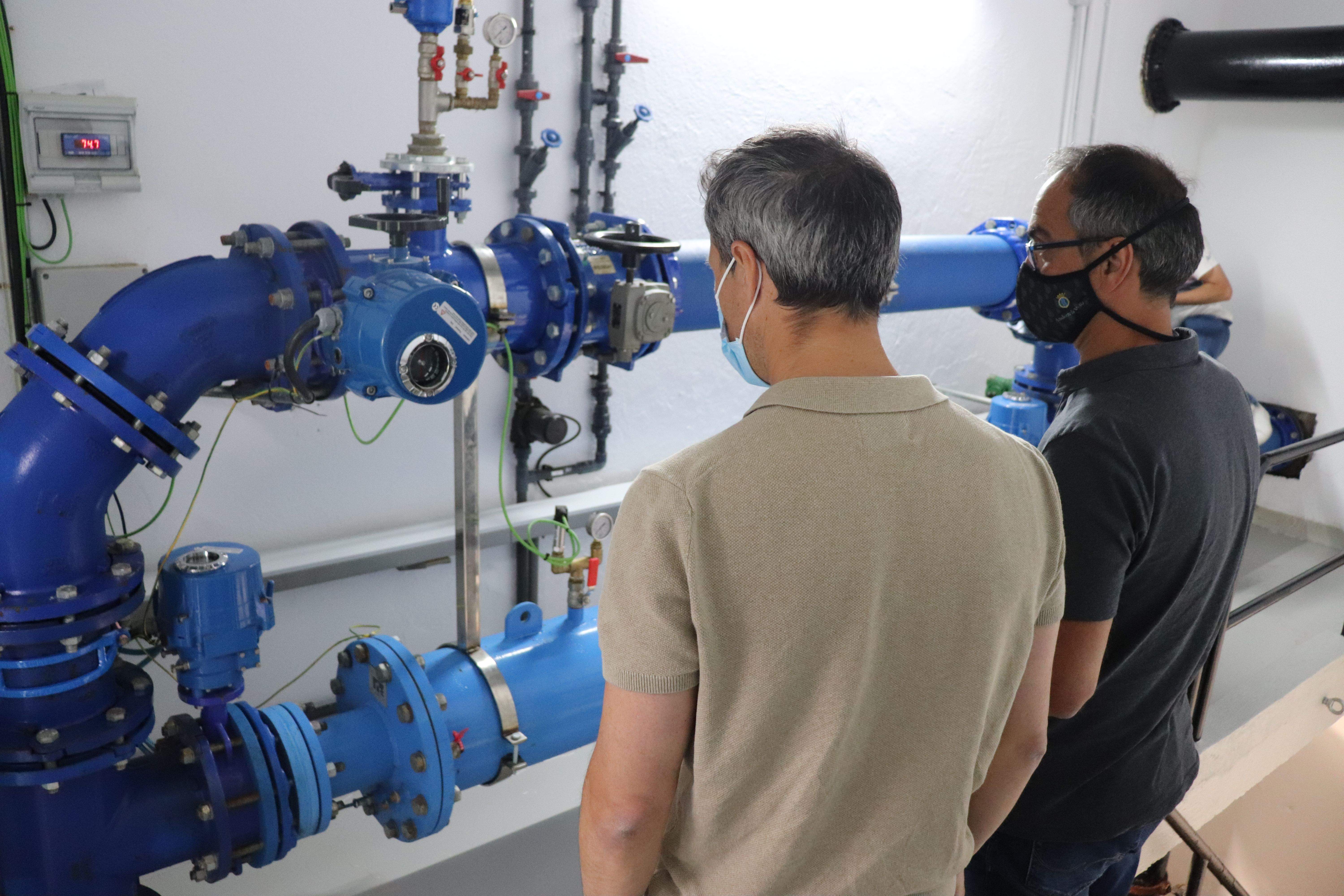 David Astrié i Robert Rabassa a la presentació del nou sistema.