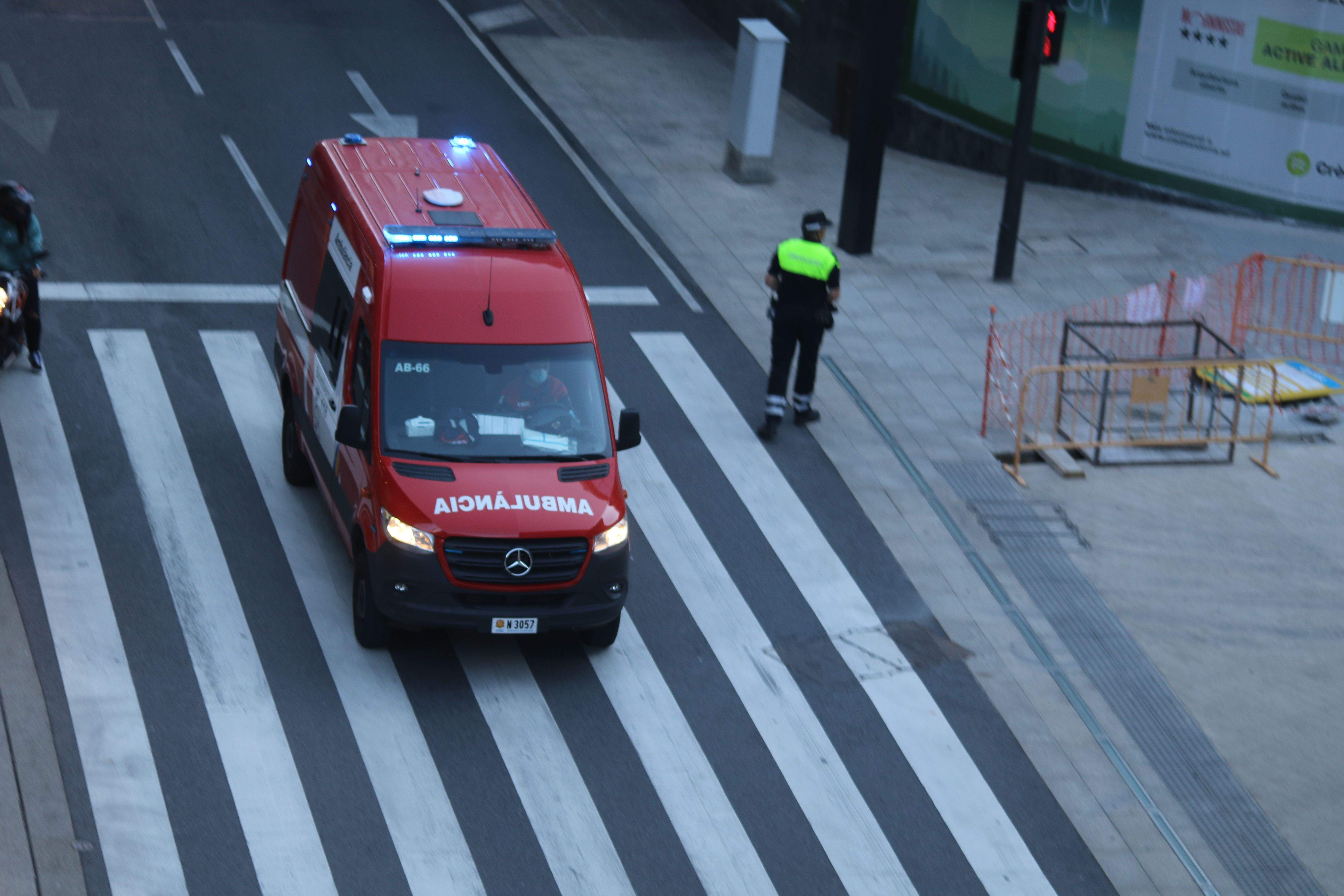 Una ambulància dels bombers.