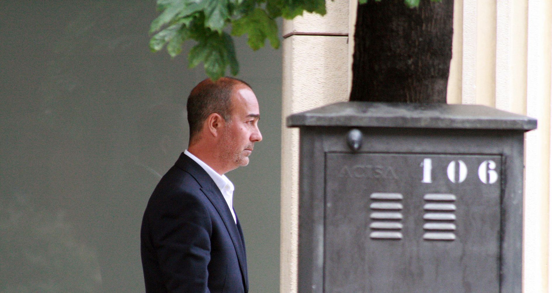 Rafael Pallardó en una de les seves visites a l'antiga Seu de la Justícia. Rafael Pallardó en una de les seves visites a l'antiga Seu de la Justícia.