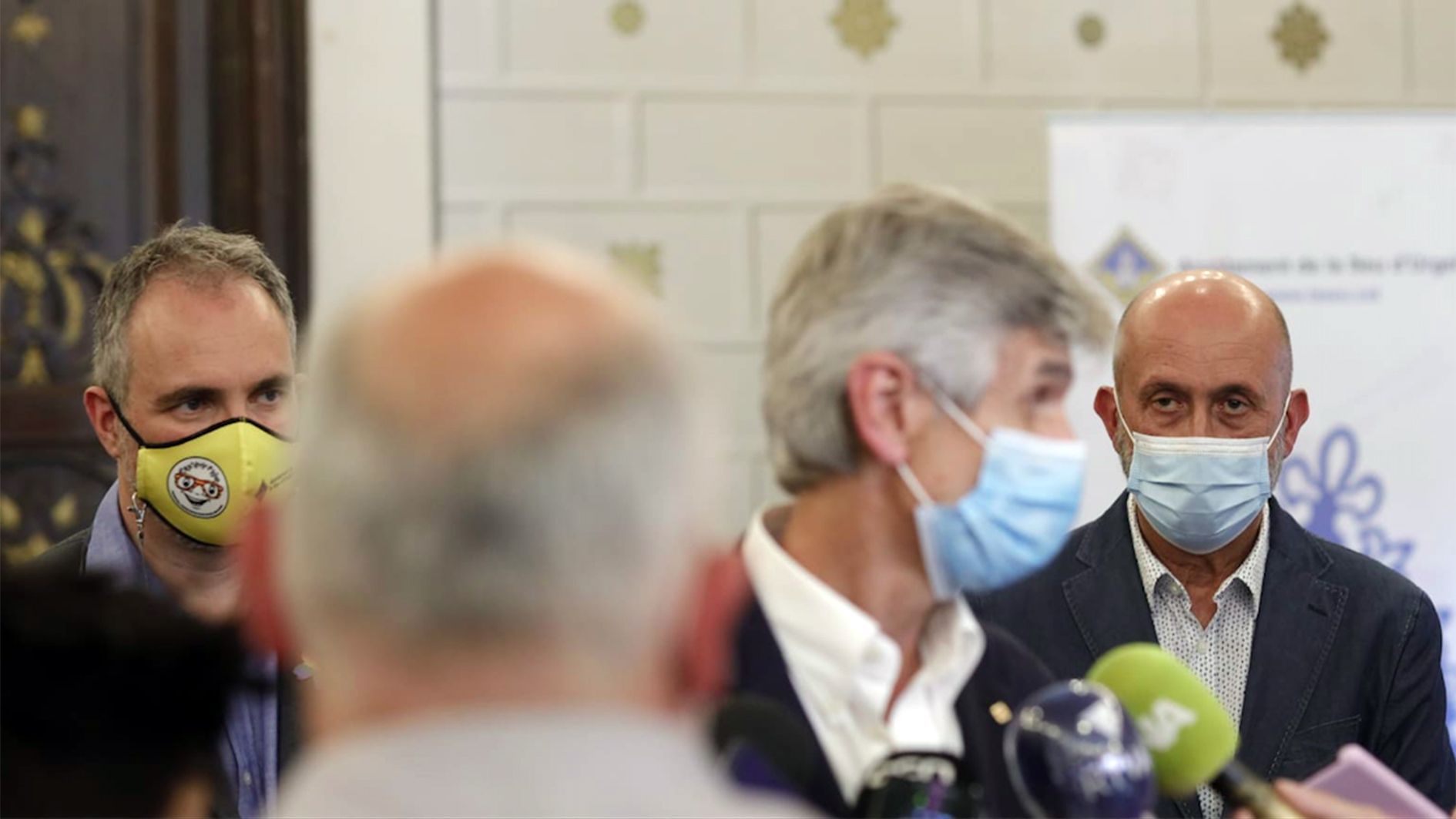 Jordi Fàbrega, Josep Maria Argimon i Joan Martínez Benazet.