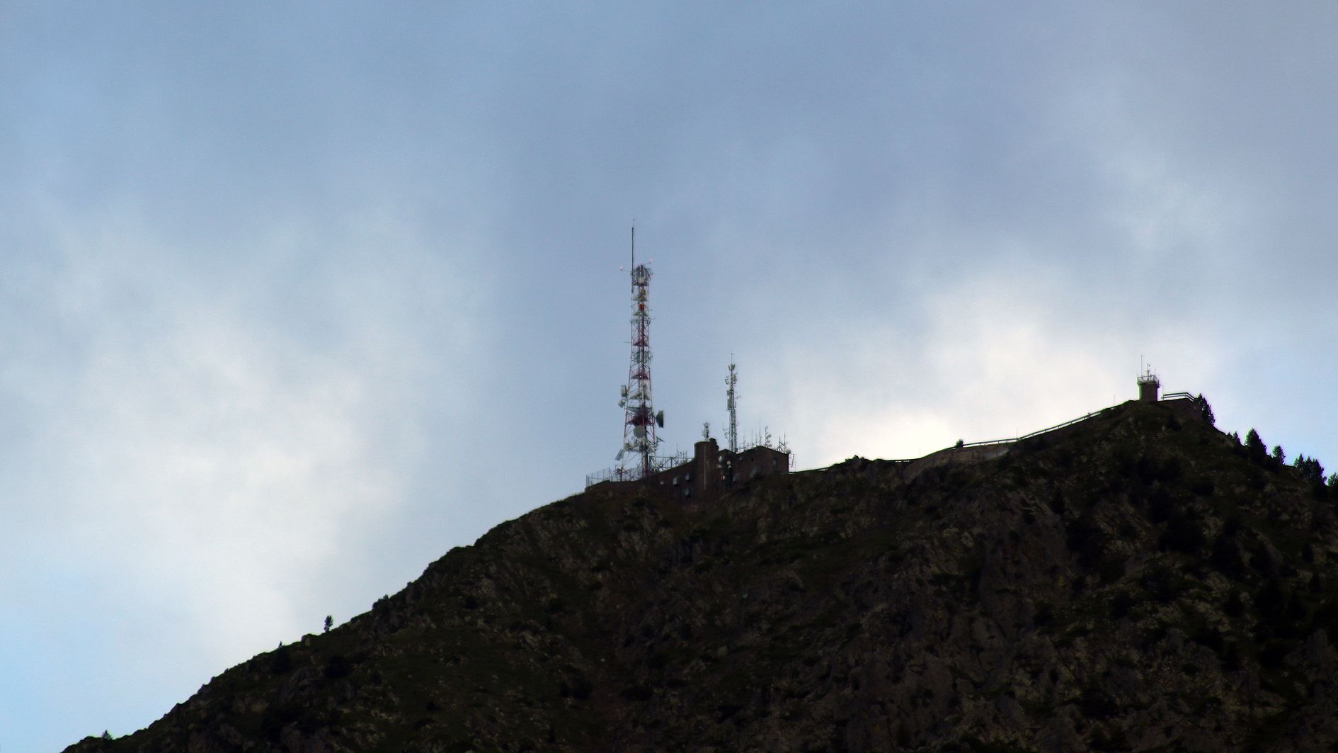 Una vista del pic del Carroi, aquest dimarts.