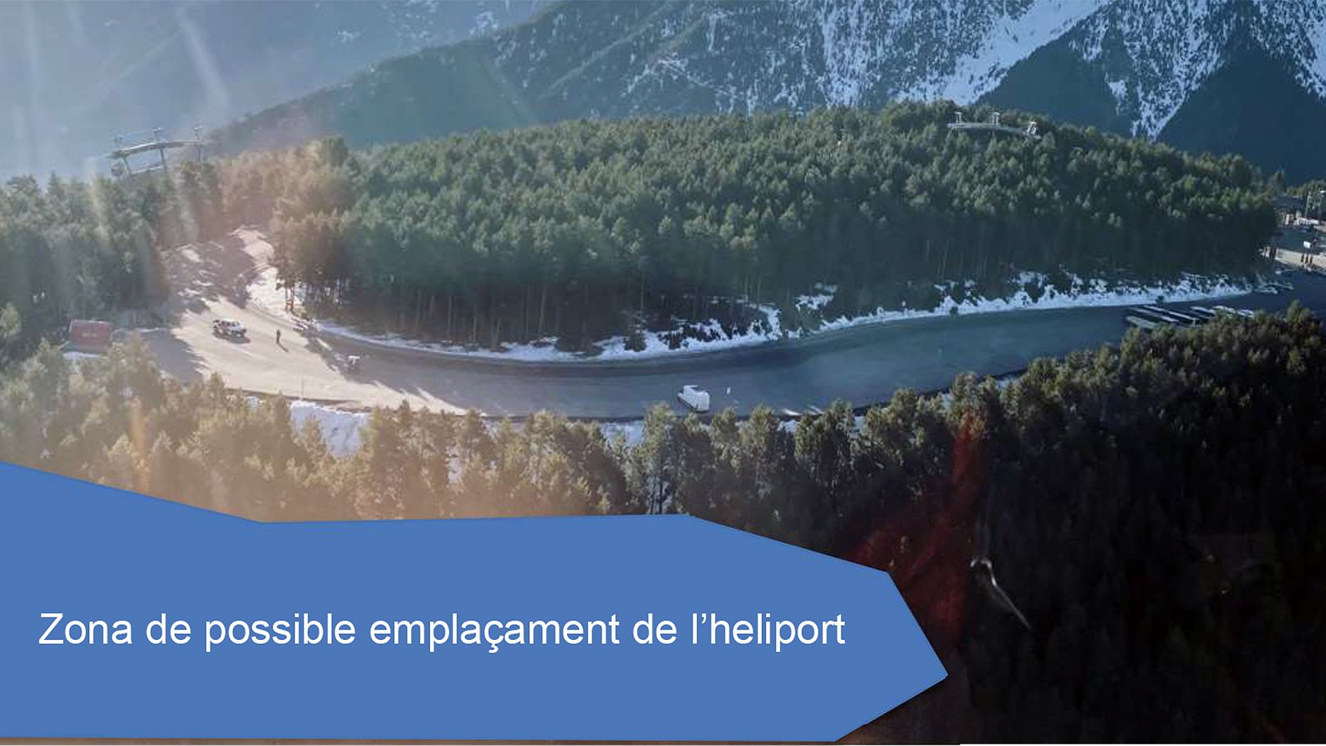 Una imatge que conté el dossier oficial sobre el futur heliport.