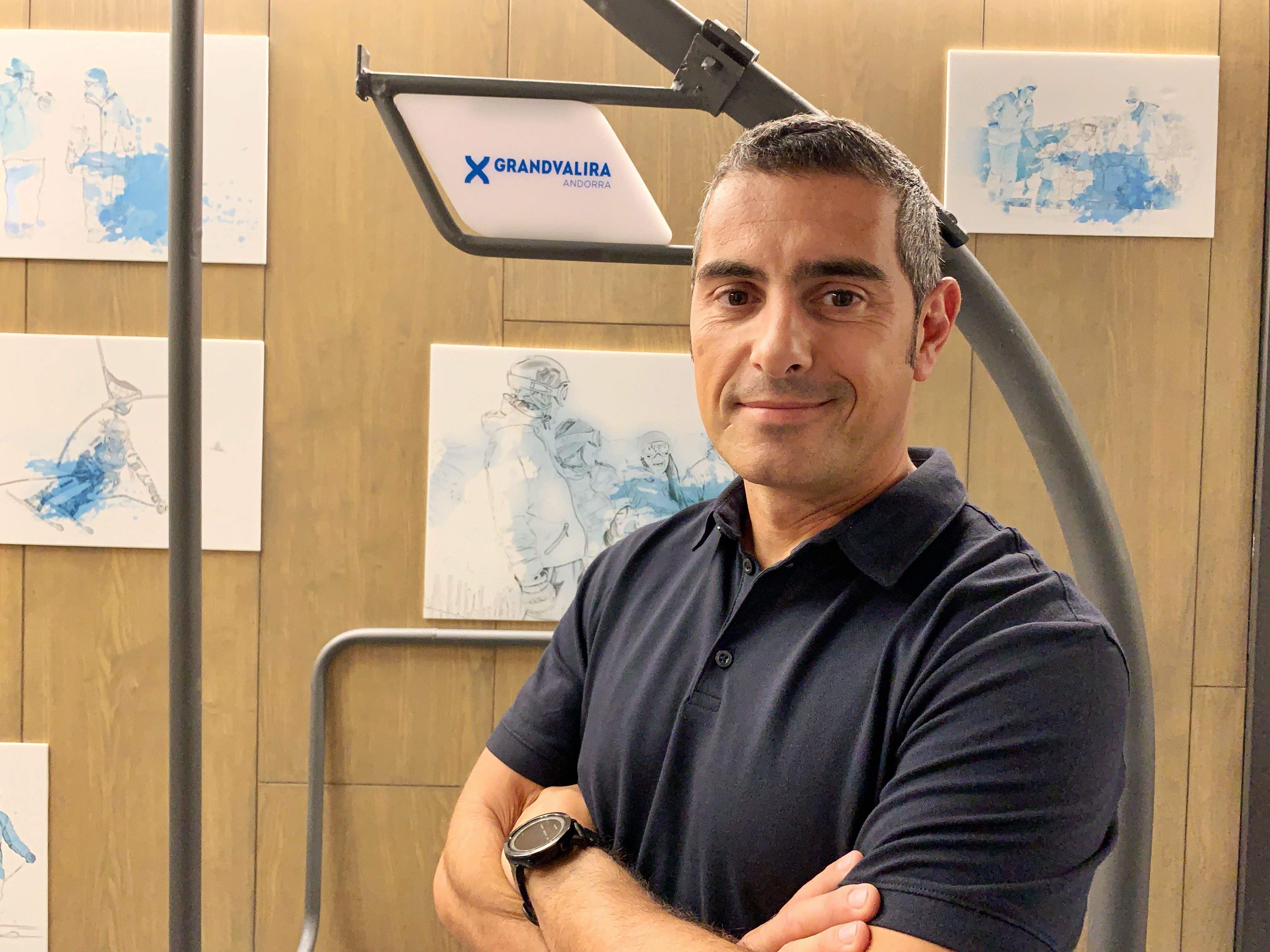 David Ledesma en ser nomenat, el setembre del 2019, director de màrqueting de Grandvalira.