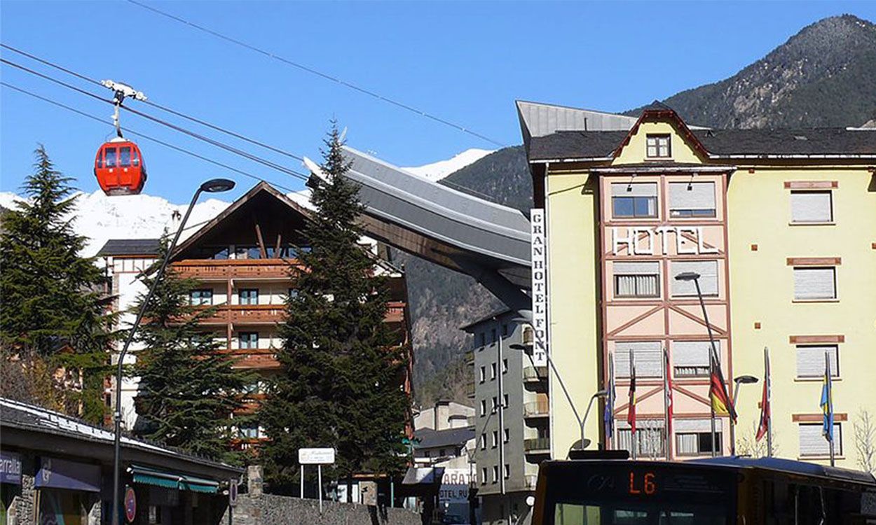 Una imatge del telecabina a La Massana