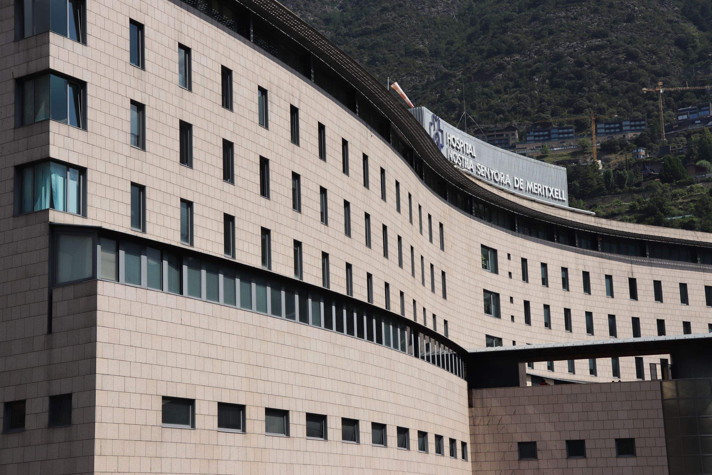 Entrada posterior de l'hospital.