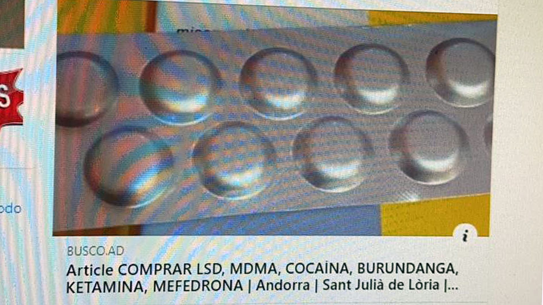 Un dels anuncis publicats i elminats els darrers dies a 'busco.ad'.