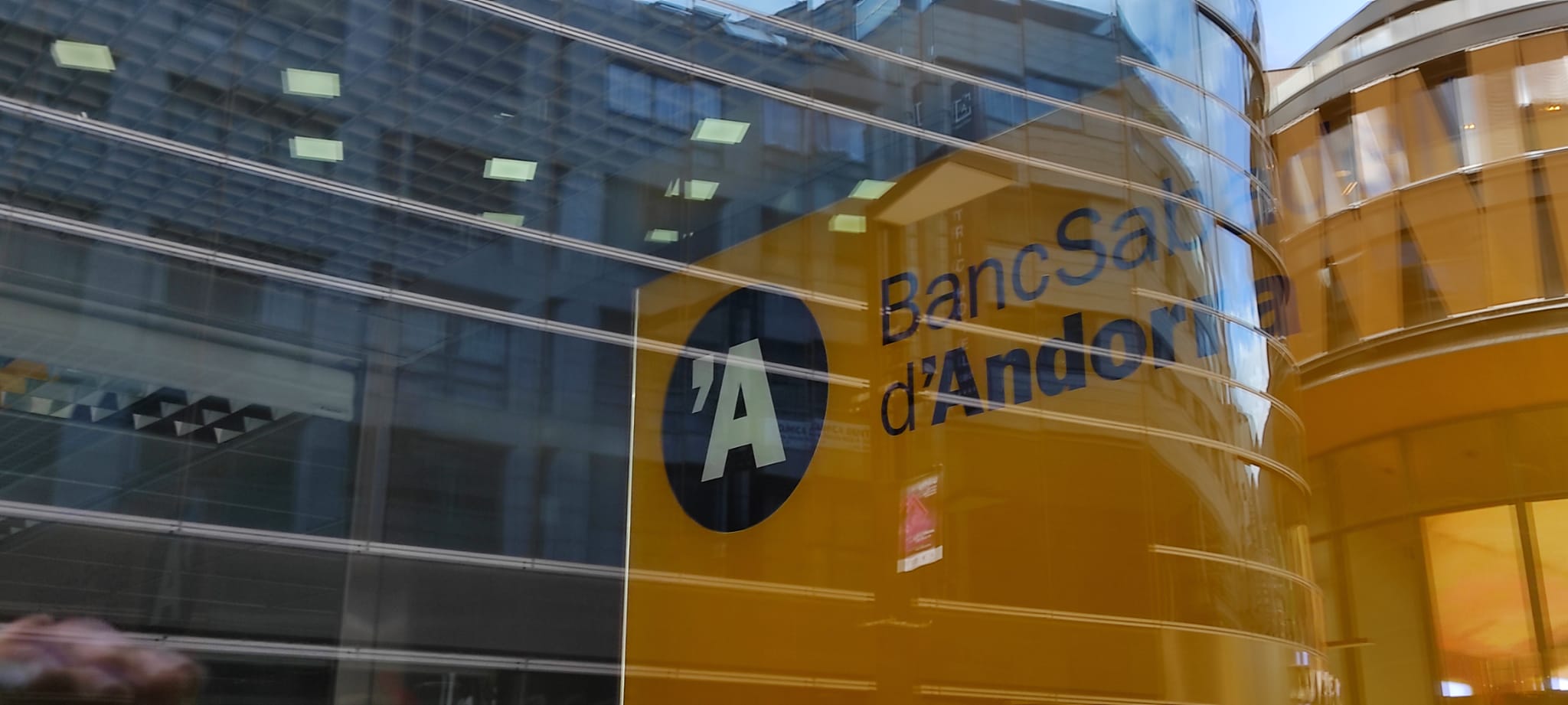 Una imatge d'una de les oficines de Banc Sabadell d'Andorra.