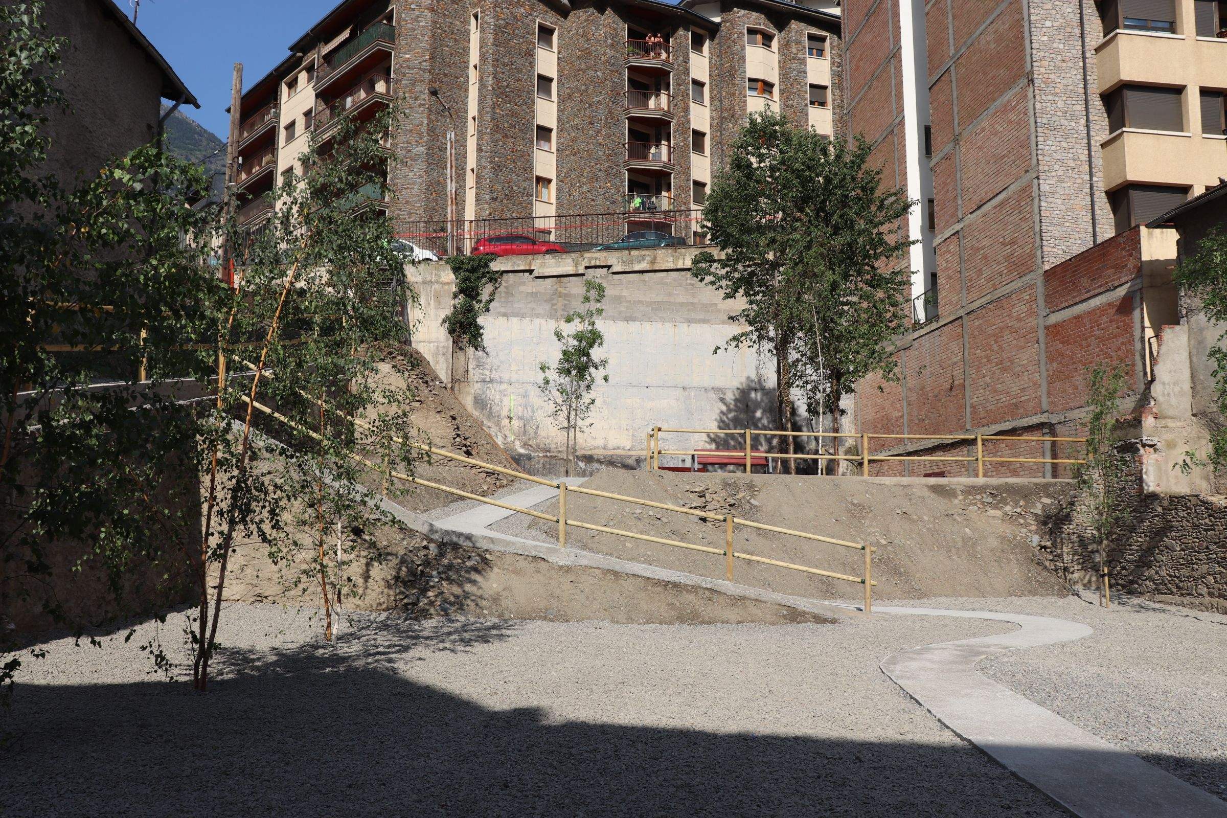 El nou espai a la plaça Major de Sant Julià de Lòria