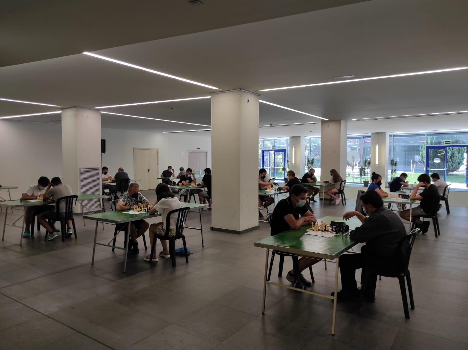 Un instant del torneig, disputat a la Sala Àgora.