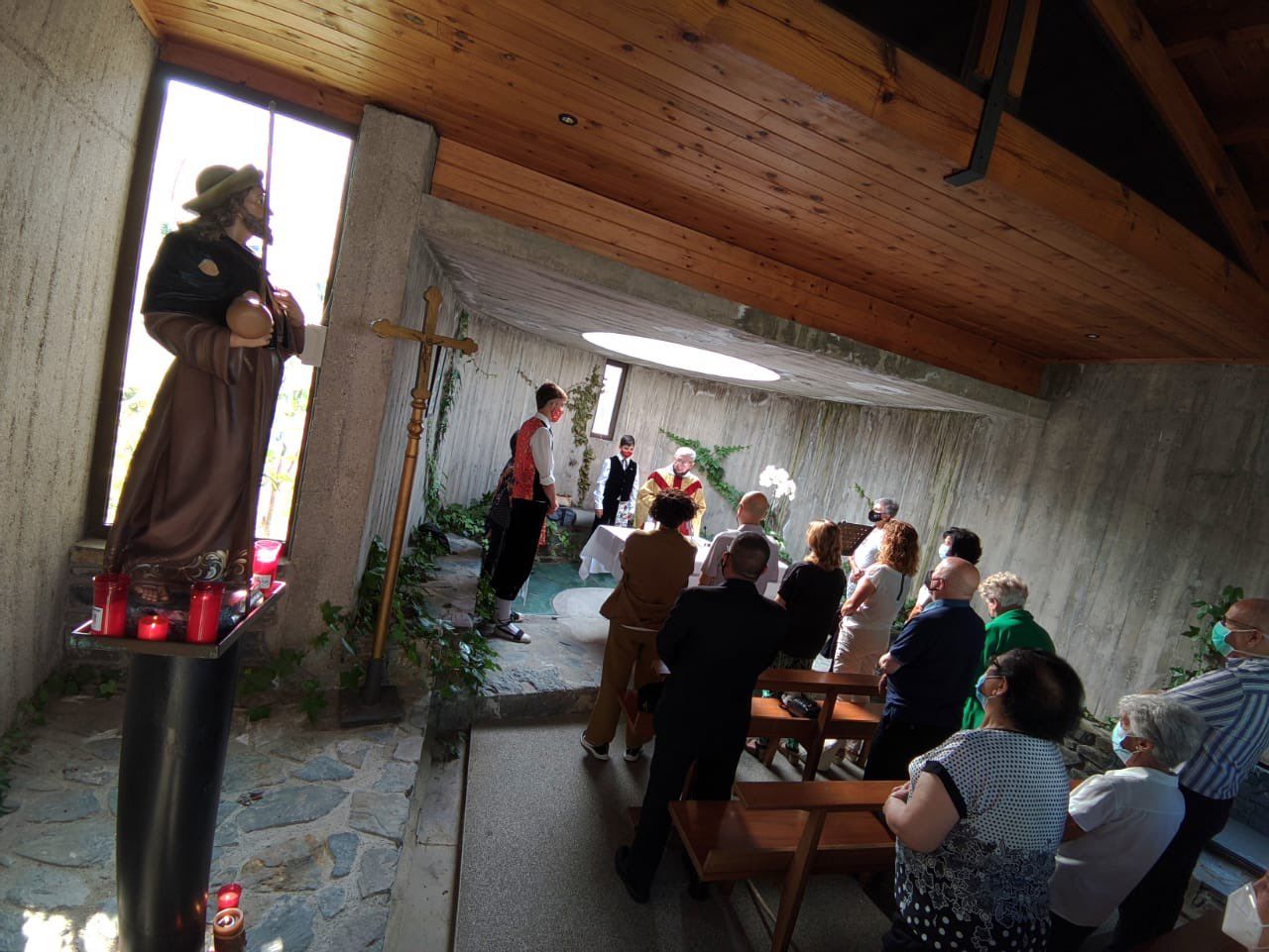 La missa en honor a Sant Jaume ha obert la jornada.