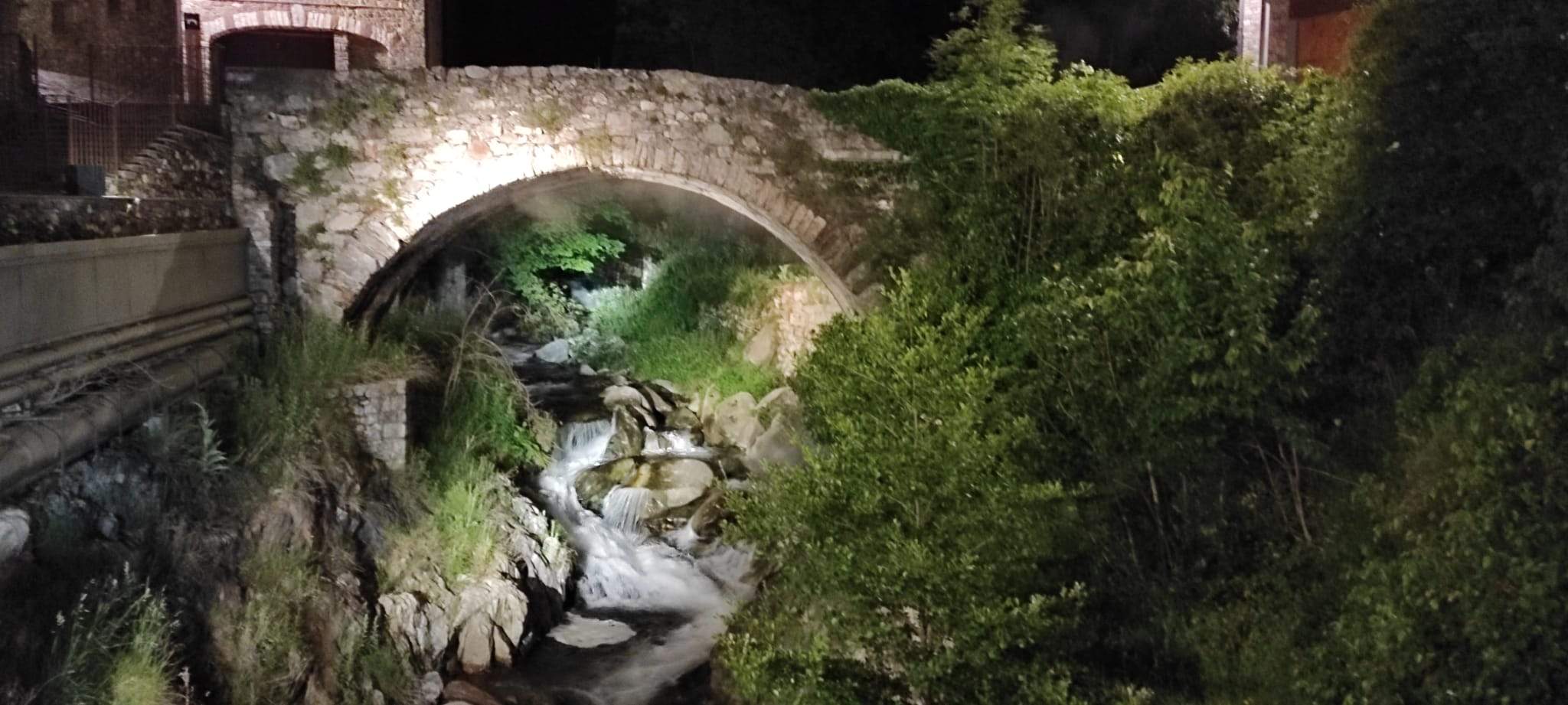 El pont de la Tosca, un dels que han de sotmetre's al procés de restauració i posada en valor.