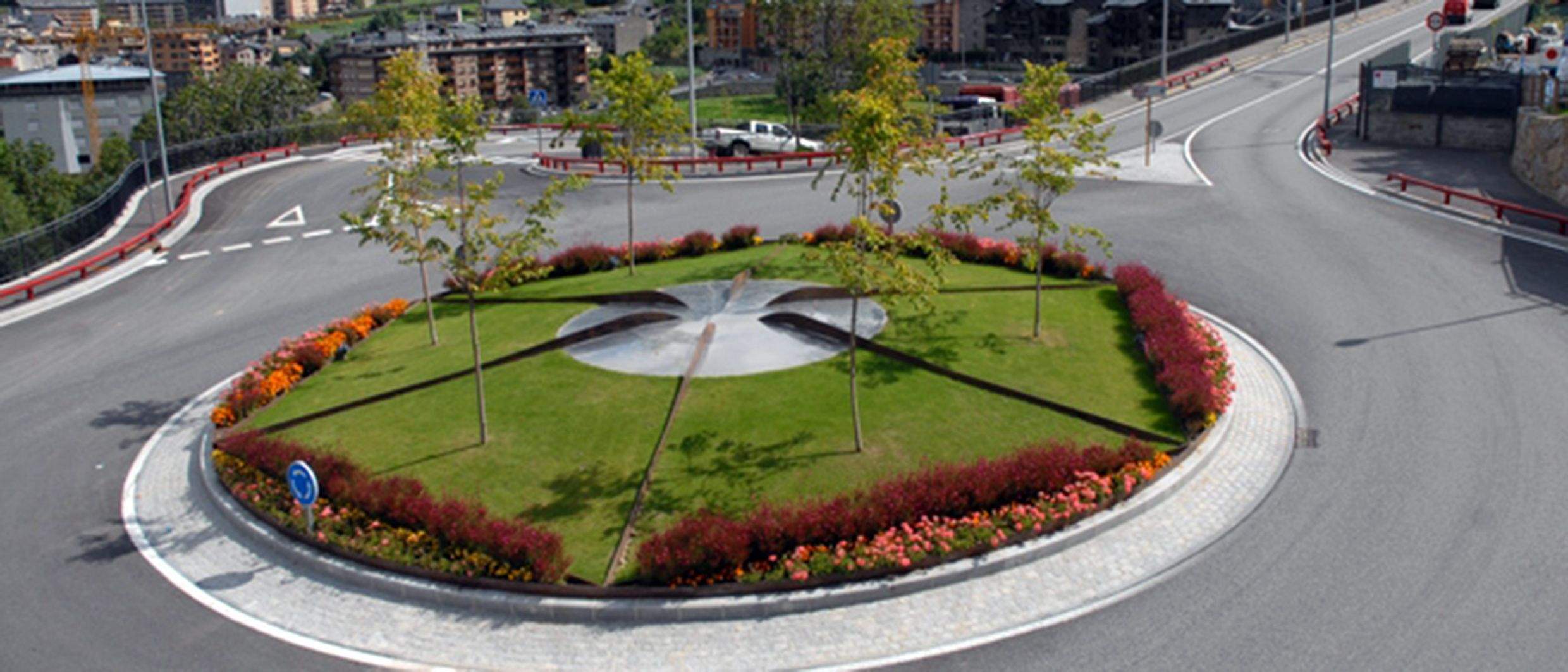 Una imatge d'arxiu de les immediacions del nou vial.