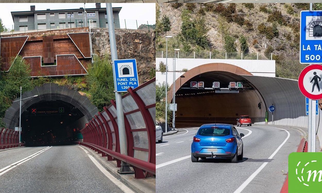 Dos dels túnels que es tallaran aquesta setmana