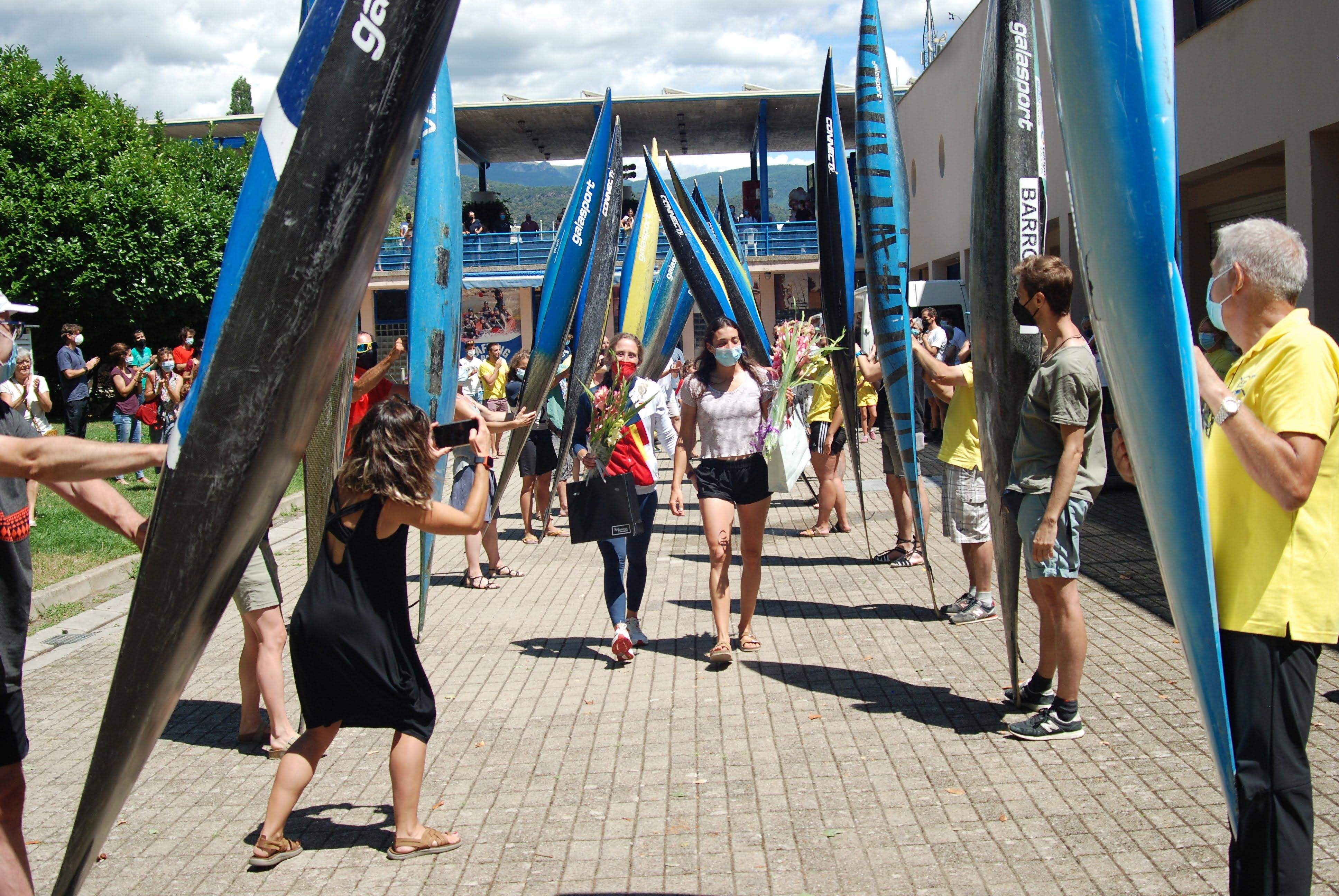 Vilarrubla i Dòria en rebre el tribut al Parc del Segre.
