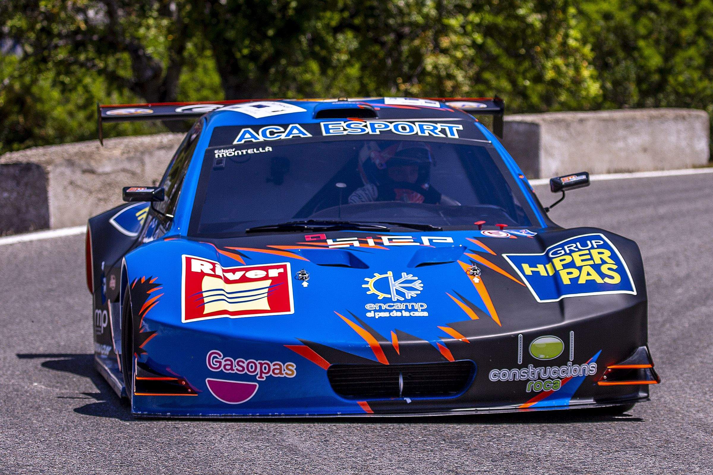 Edgar Montellà durant la pujada a Chantada.