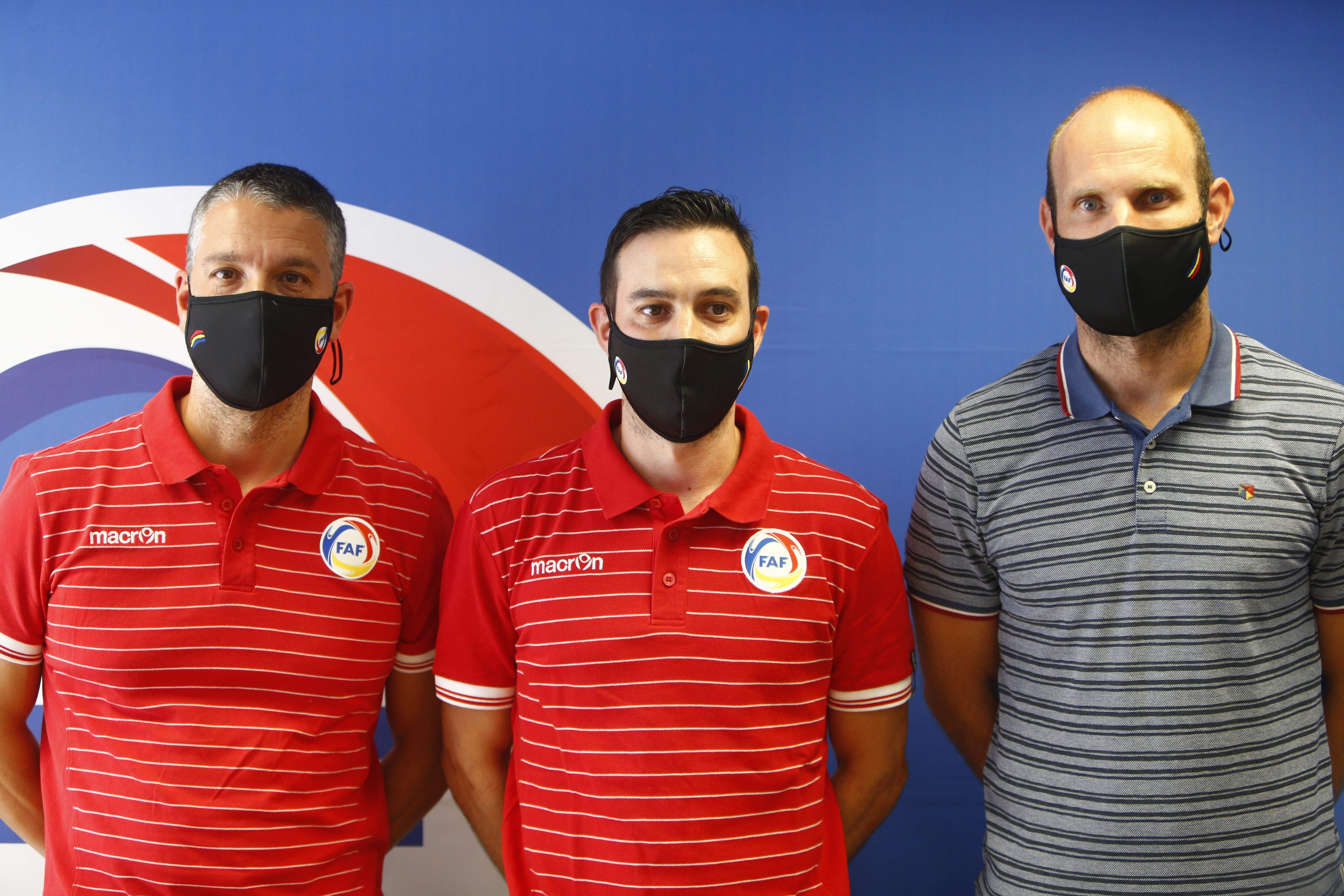 Talín Puyaltó, Jonathan Pérez i Eloy Casals.