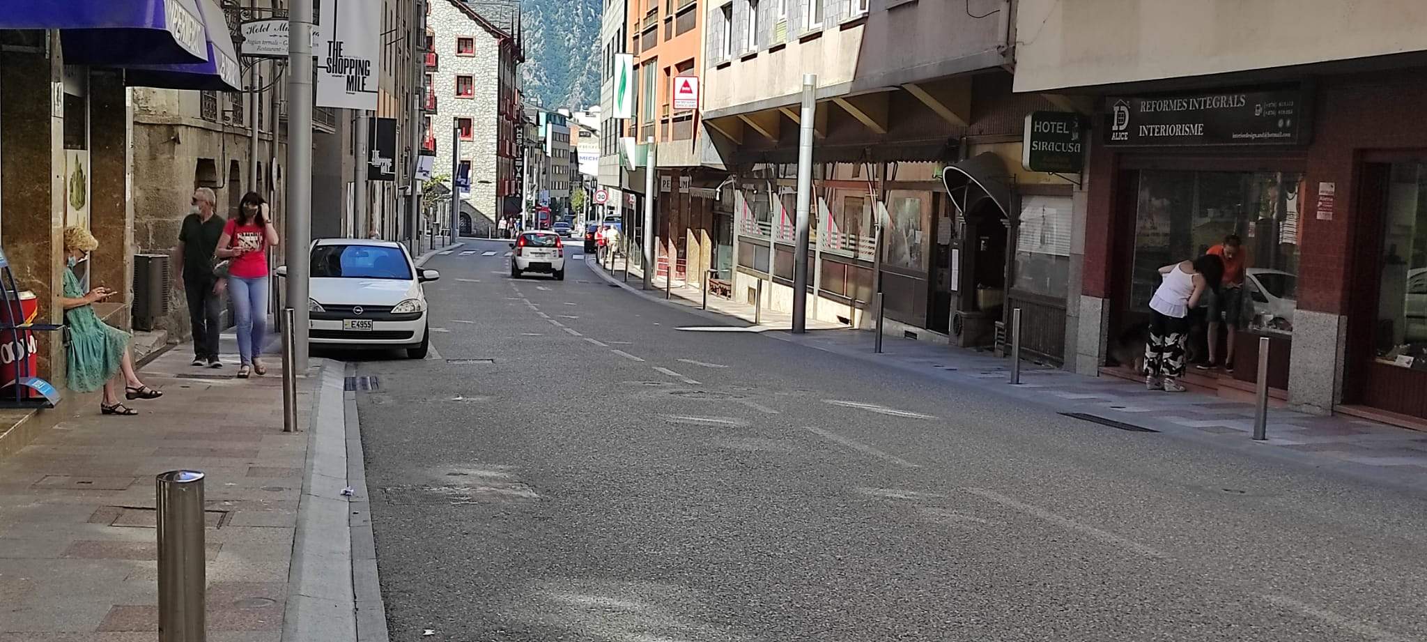 El lloc on hi ha hagut l'accident aquesta matinada ja havia recuperat la normalitat aquest matí.