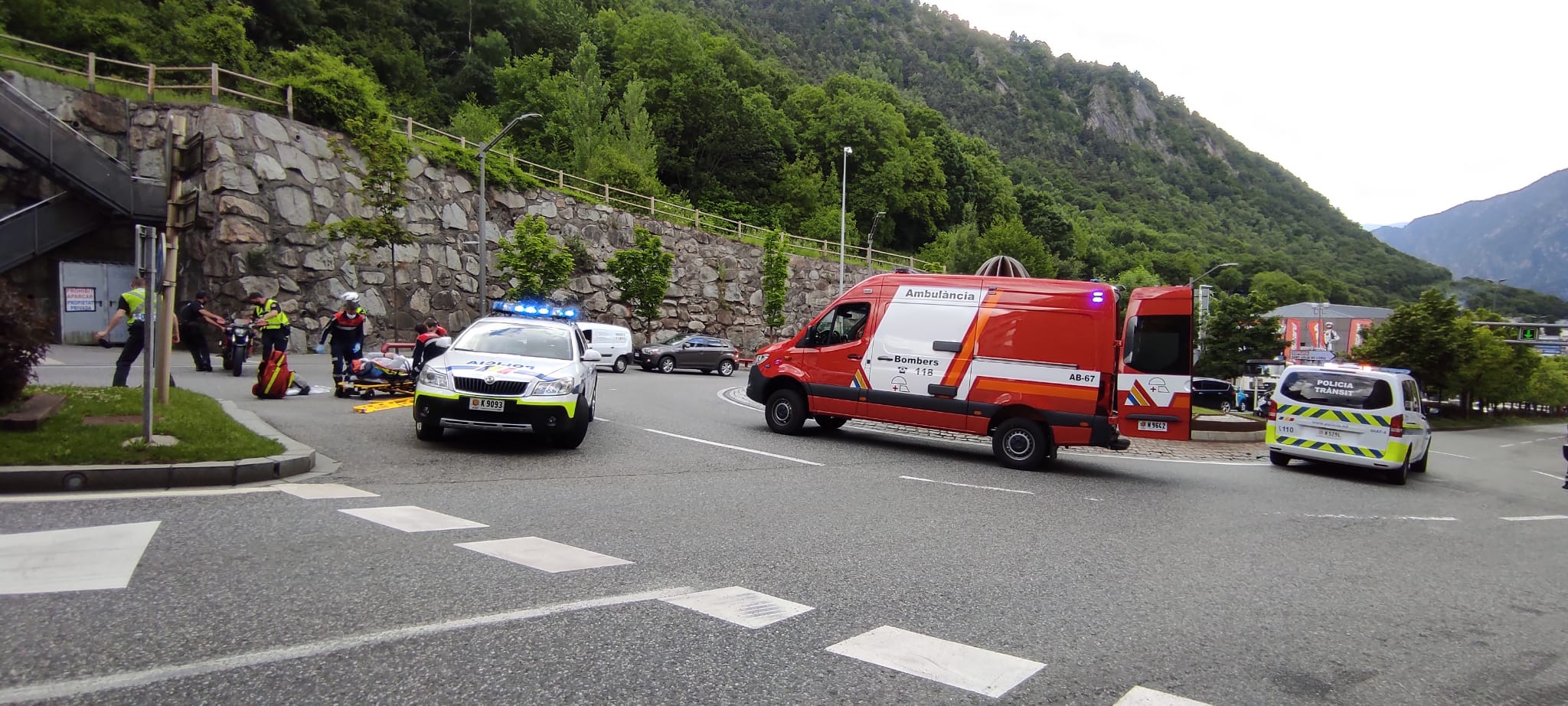 Un accident al punt rodó el juny passat.